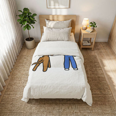 Throw Blanket — "You'll Never Walk Alone" Cozy Cotton Comforter