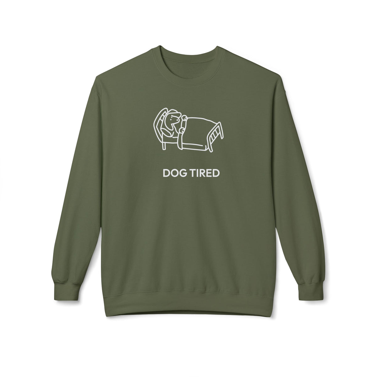 Dog Tired | Soft Fleece Sweatshirt
