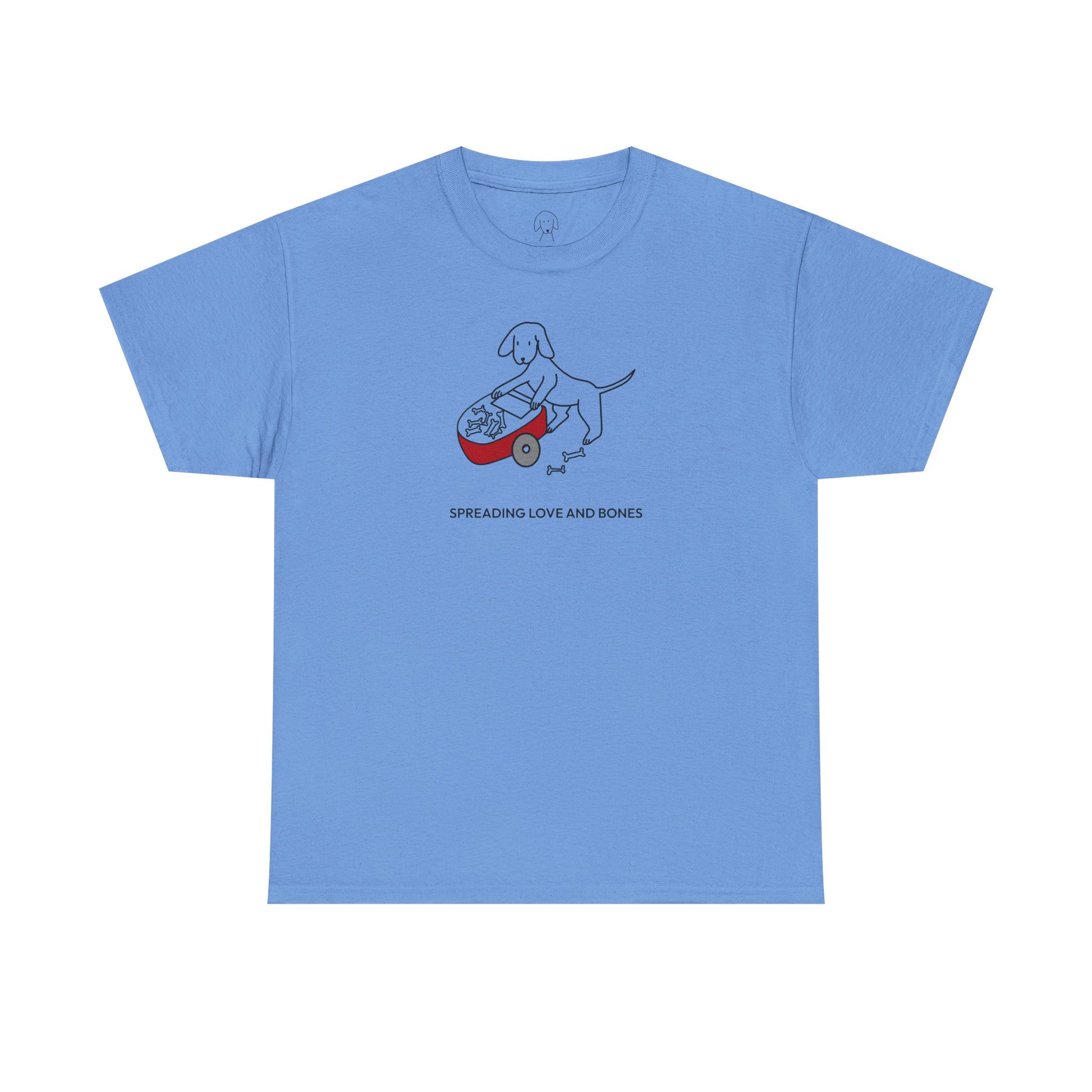 Spreading Love And Bones | Soft Cotton Tee | Color Collection