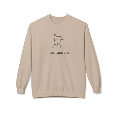 100% Good Boy | Softstyle Fleece Sweatshirt | Rescue Collection