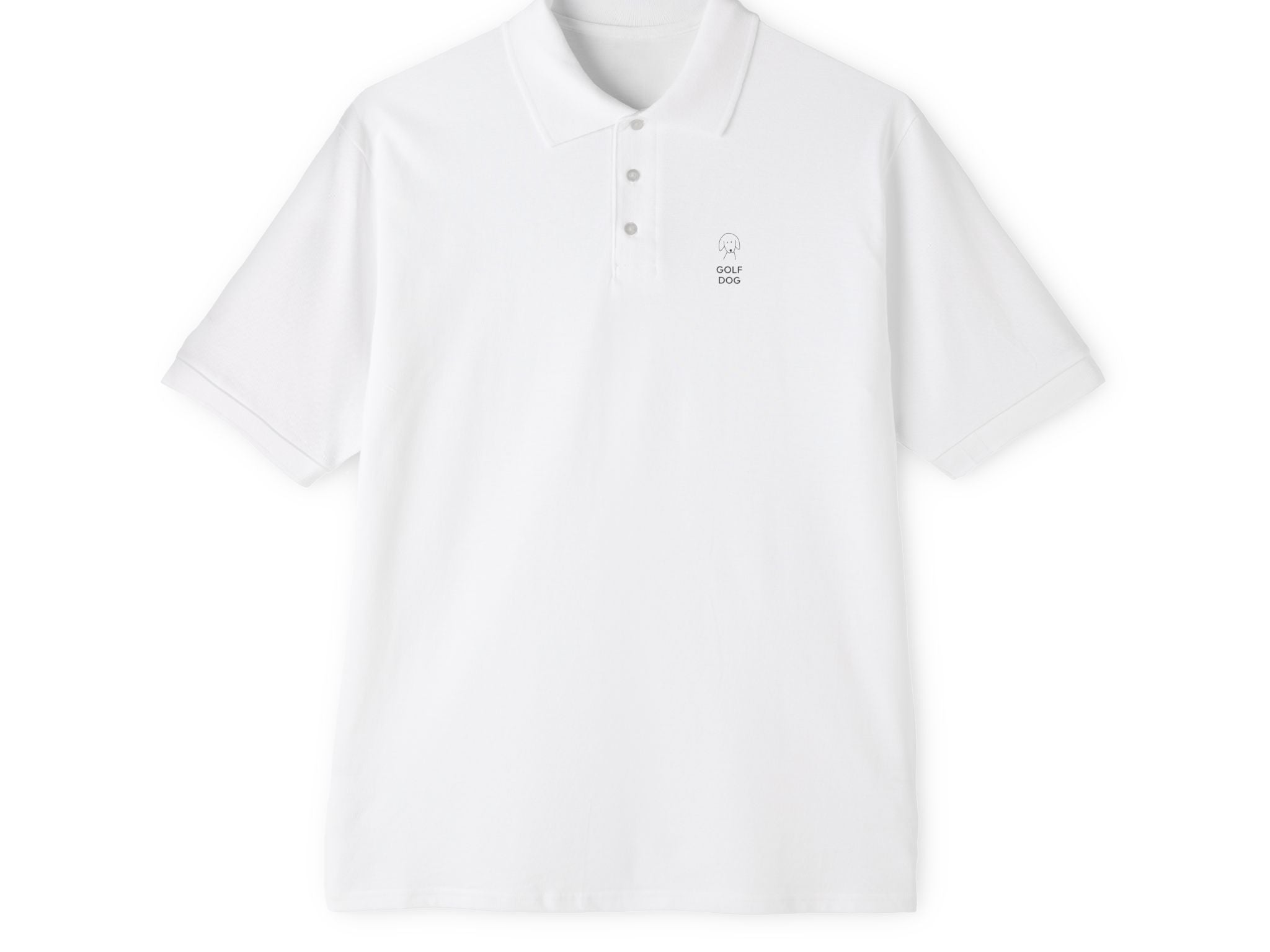 "Golf Dog" Polo Shirt | Men's Piqué Polo | Summer Collection