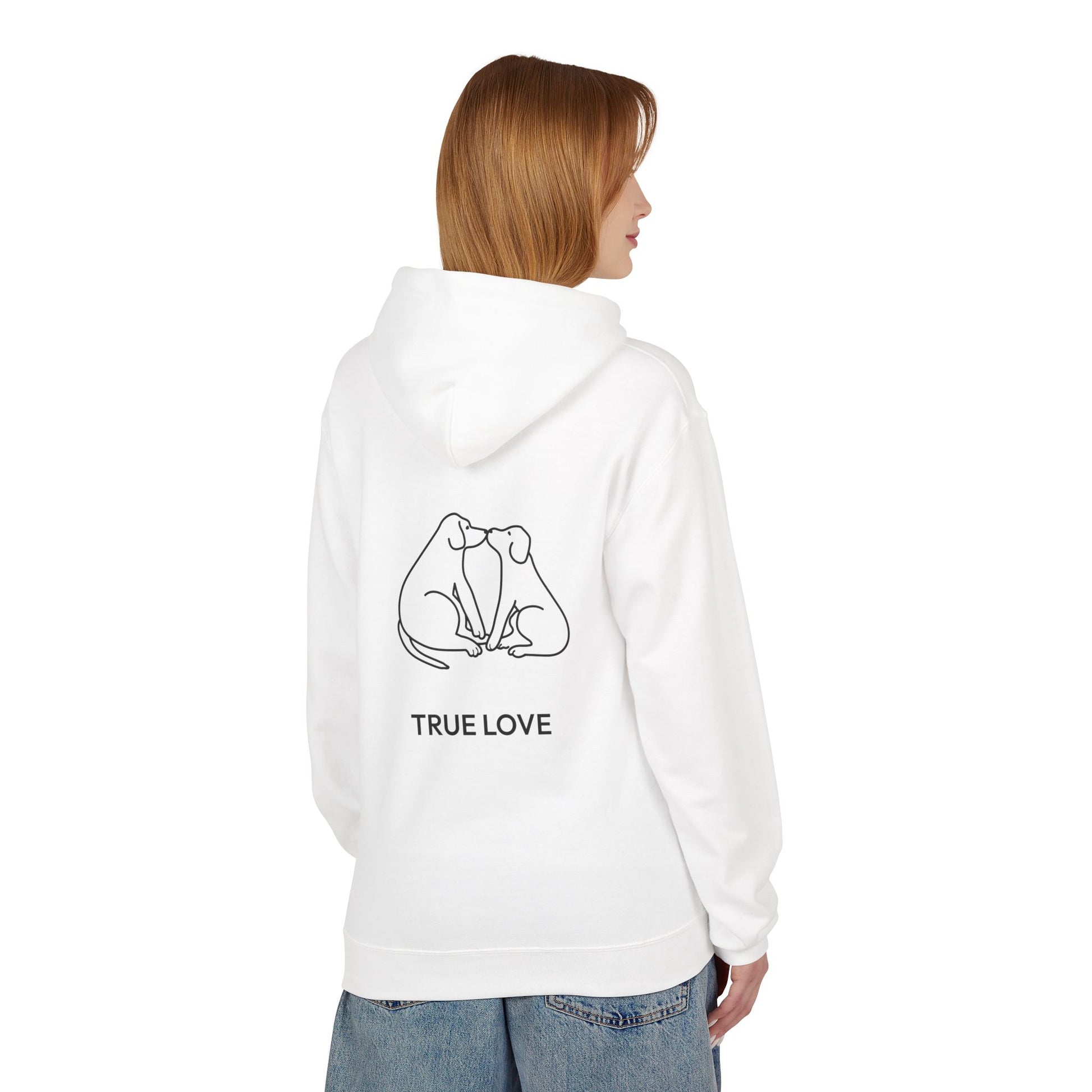 True Love — Softstyle Fleece Hoodie (Back Print)