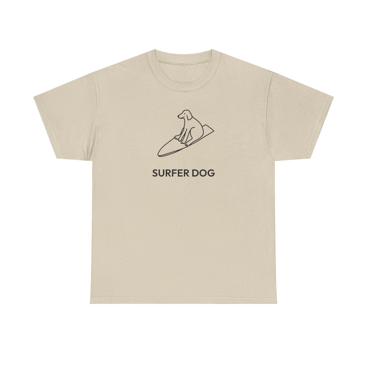 Surfer Dog | Soft Cotton Tee | Summer Collection