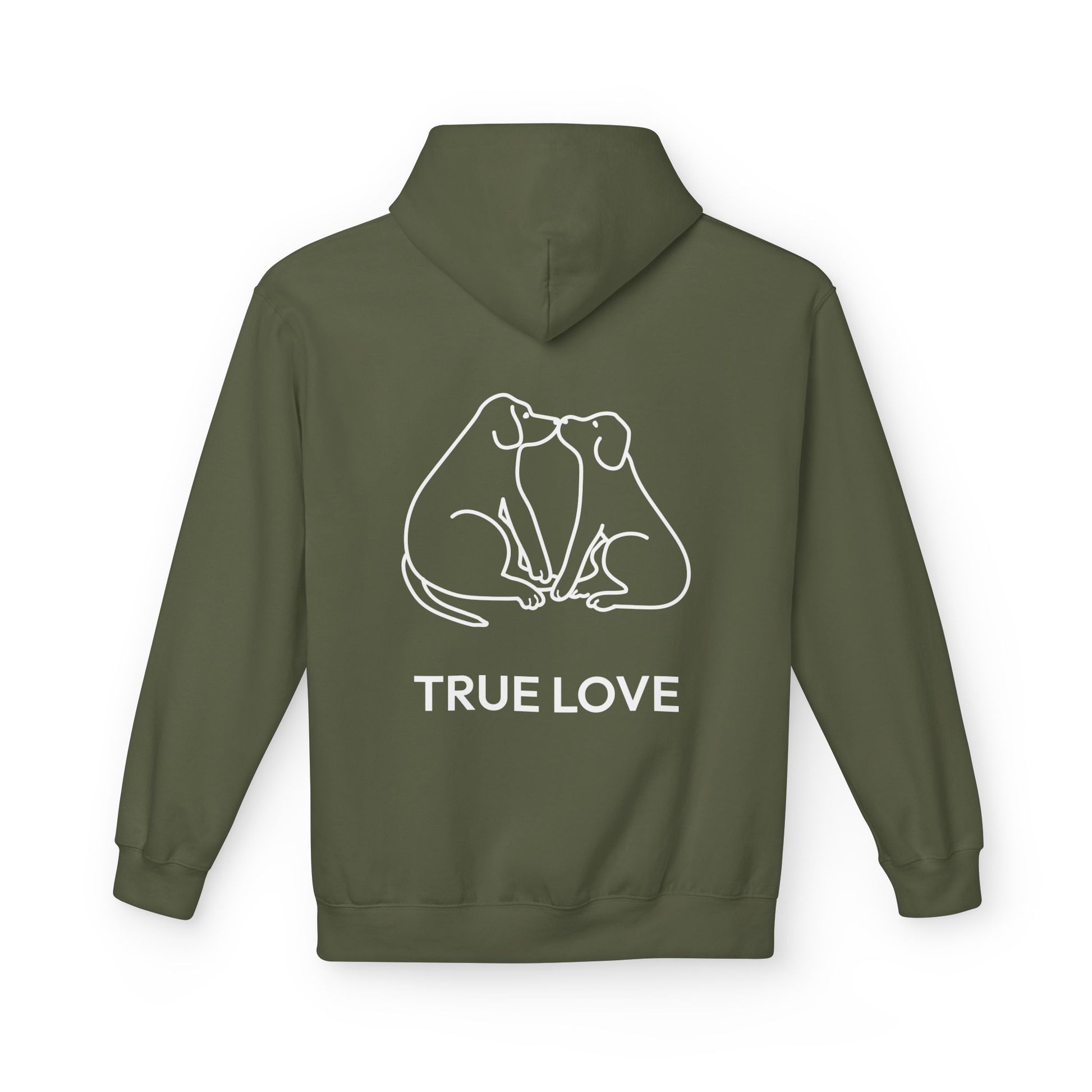 True Love — Softstyle Fleece Hoodie (Back Print)