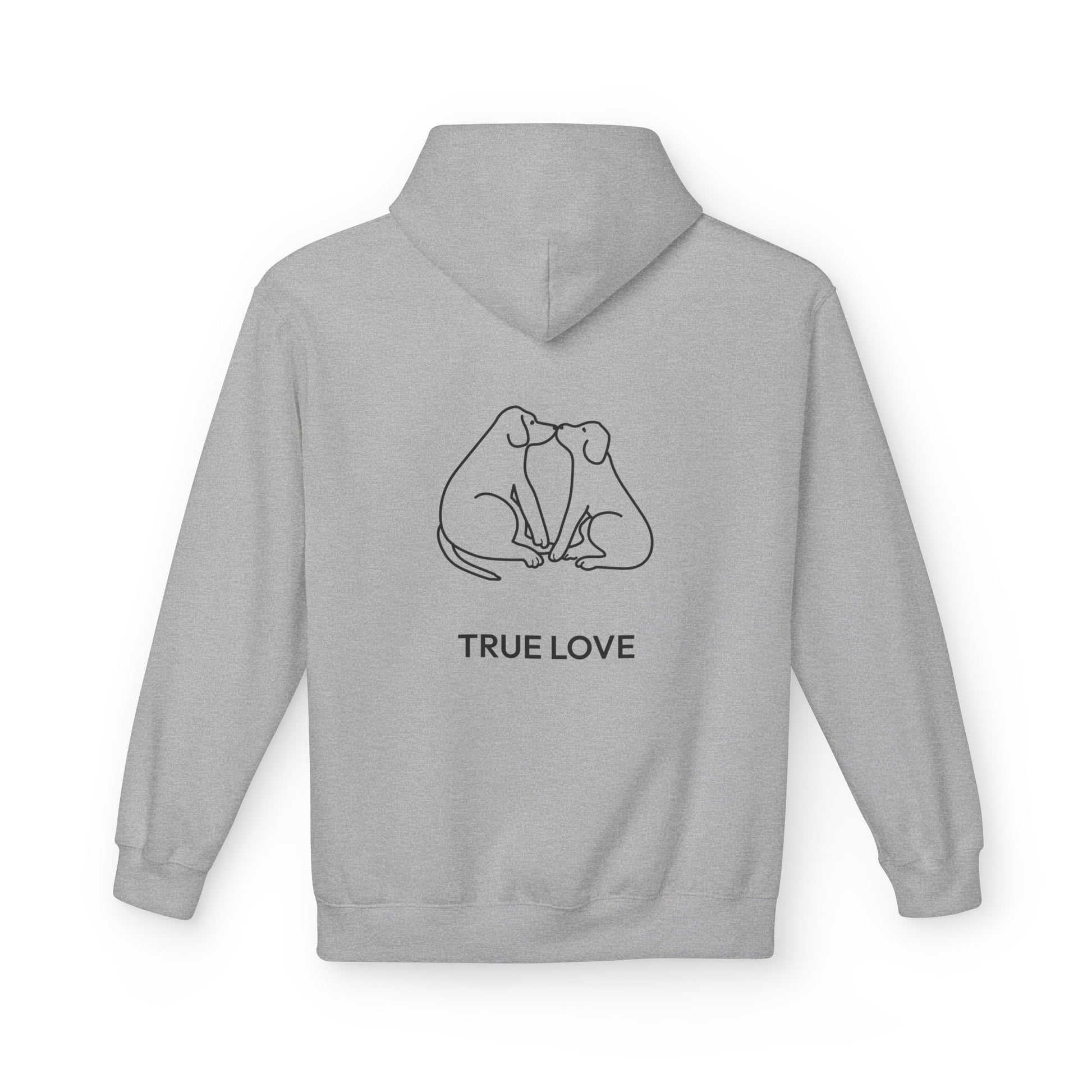 True Love — Softstyle Fleece Hoodie (Back Print)
