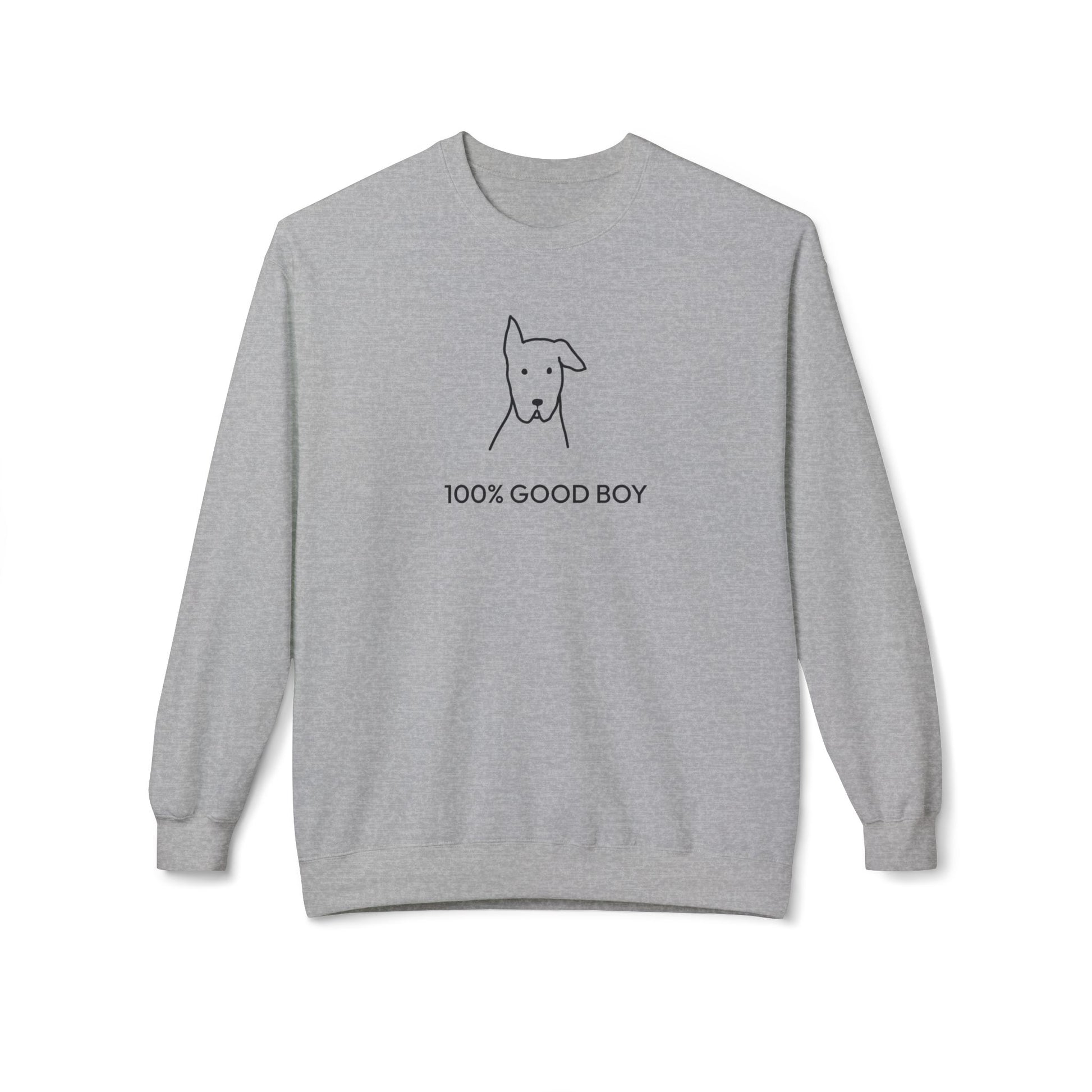 100% Good Boy | Softstyle Fleece Sweatshirt | Rescue Collection
