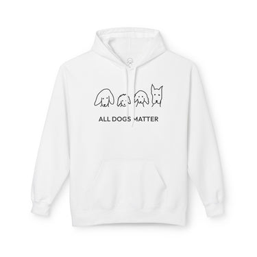 All Dogs Matter | Morewoof Softstyle Fleece Hoodie | Rescue Collection