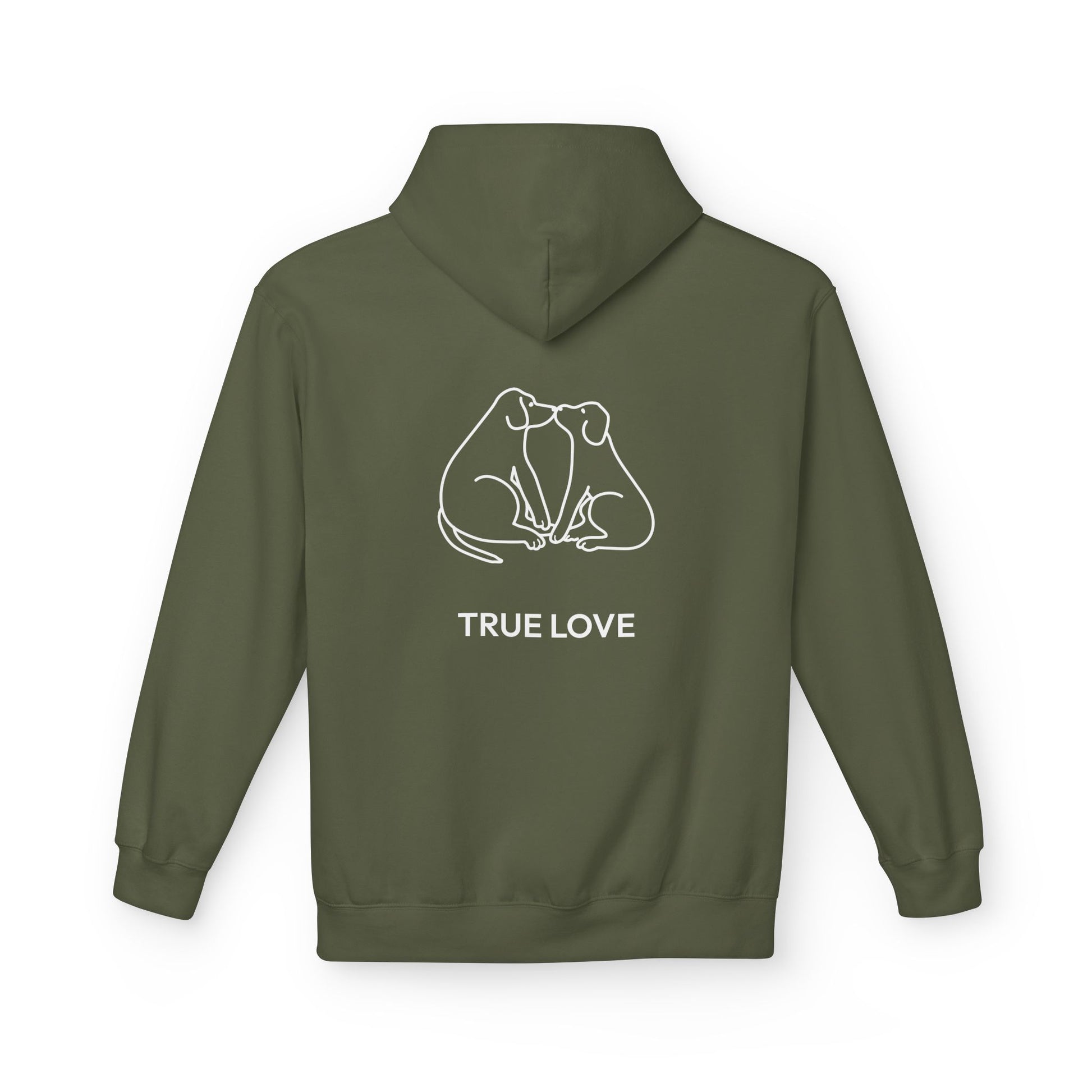 True Love — Softstyle Fleece Hoodie (Back Print)