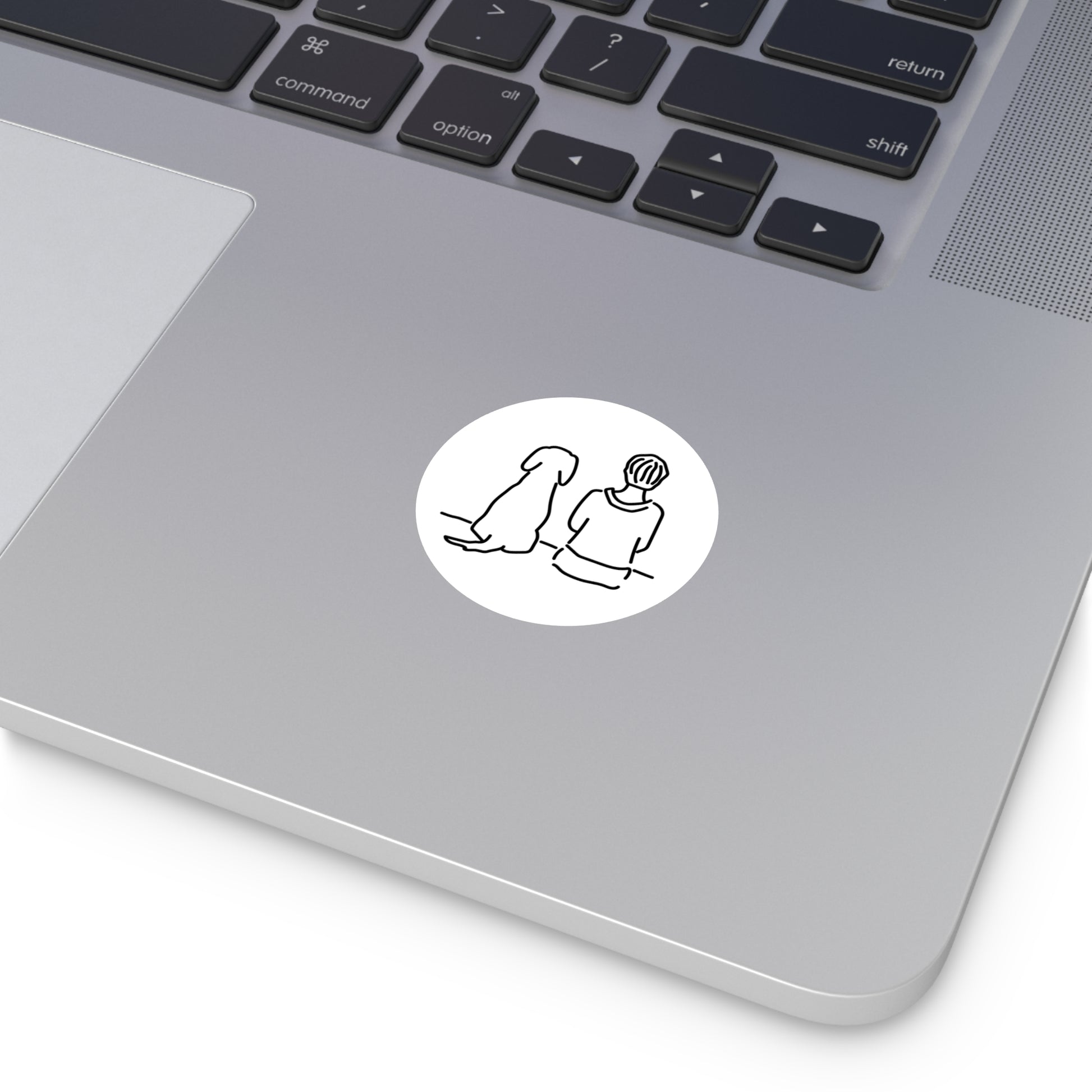 Round Vinyl Sticker — "Better Together"