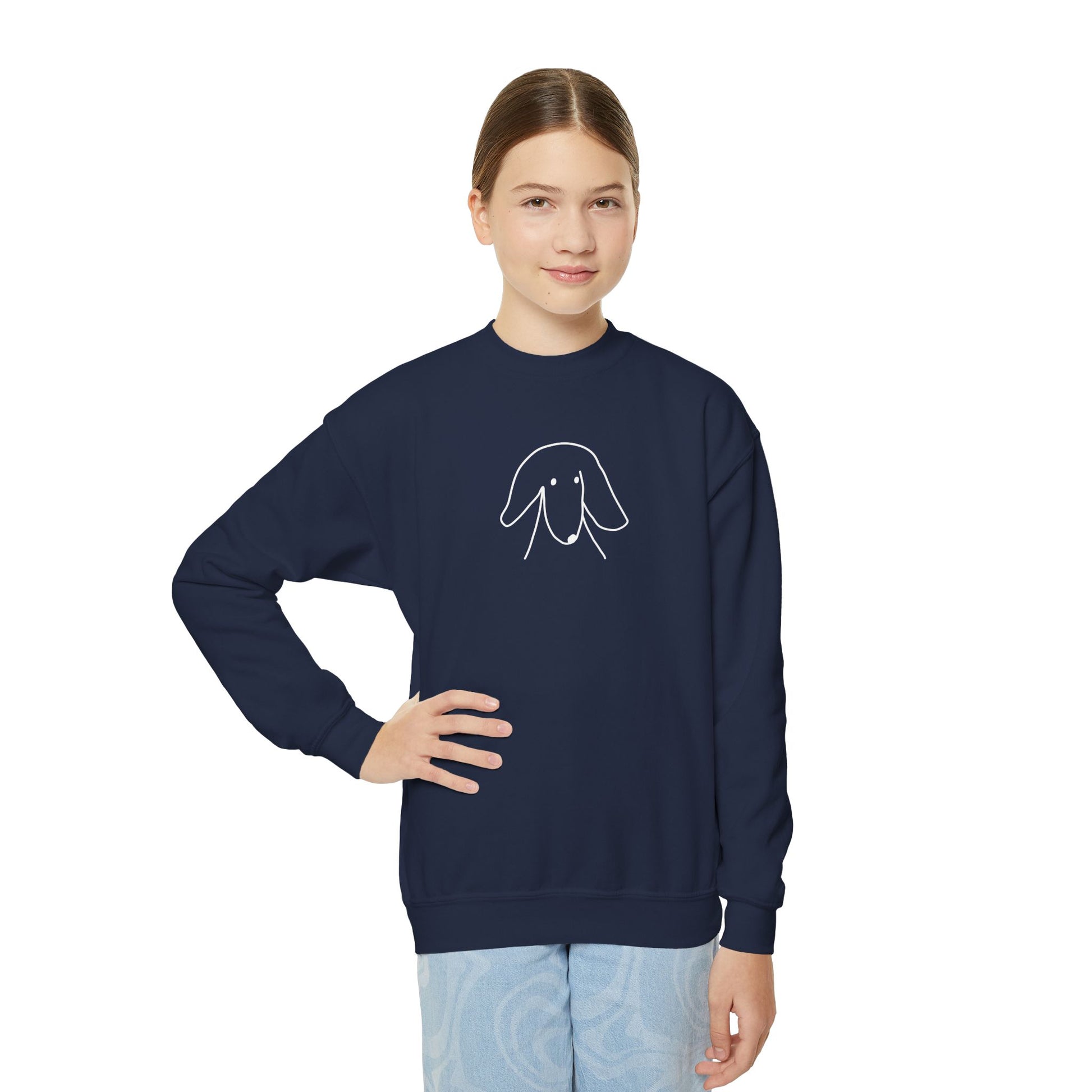 "Sideways Glance" | Youth Sweatshirt