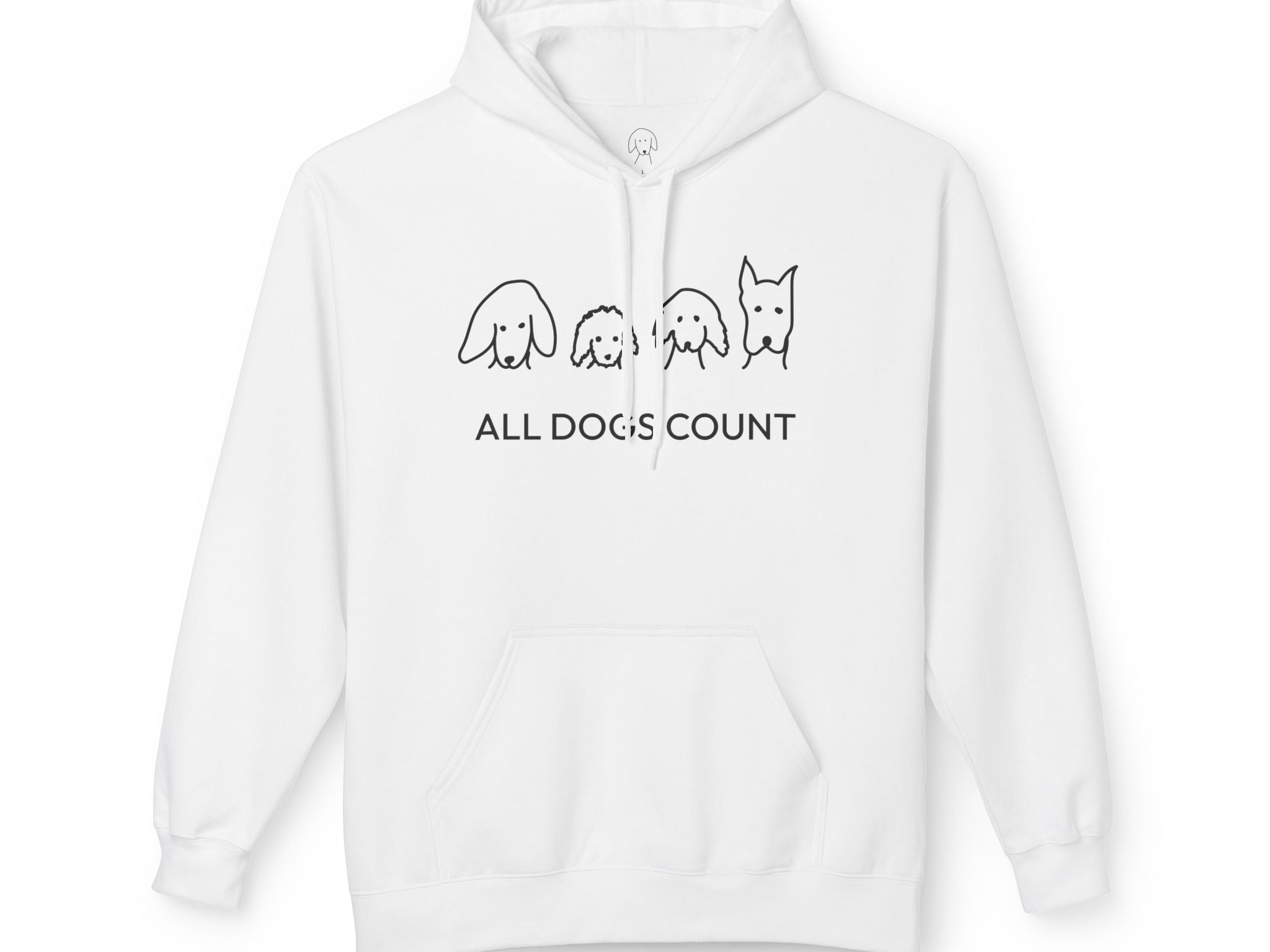 All Dogs Count | Soft Fleece Hoodie | Rescue Collection
