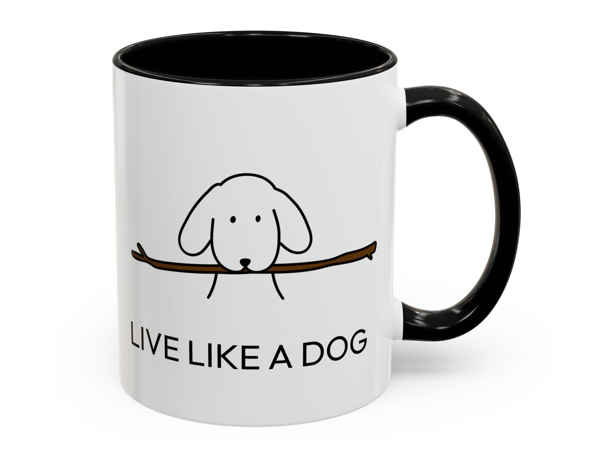 Live Like A Dog | Coffee Mug (11 oz.)