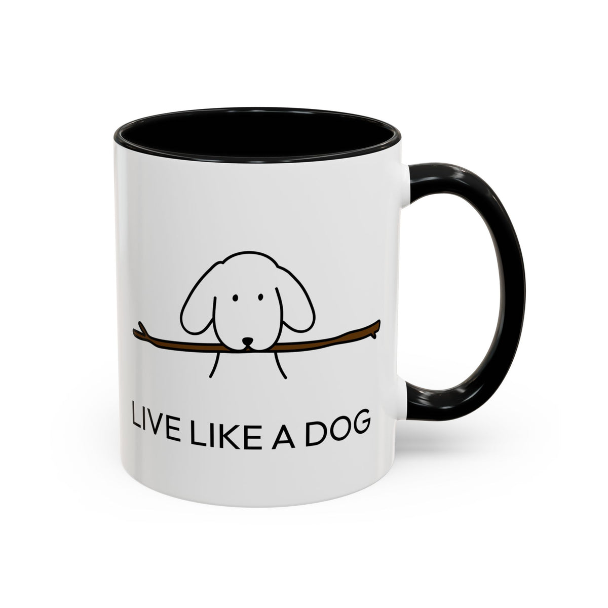 Live Like A Dog | Coffee Mug (11 oz.)