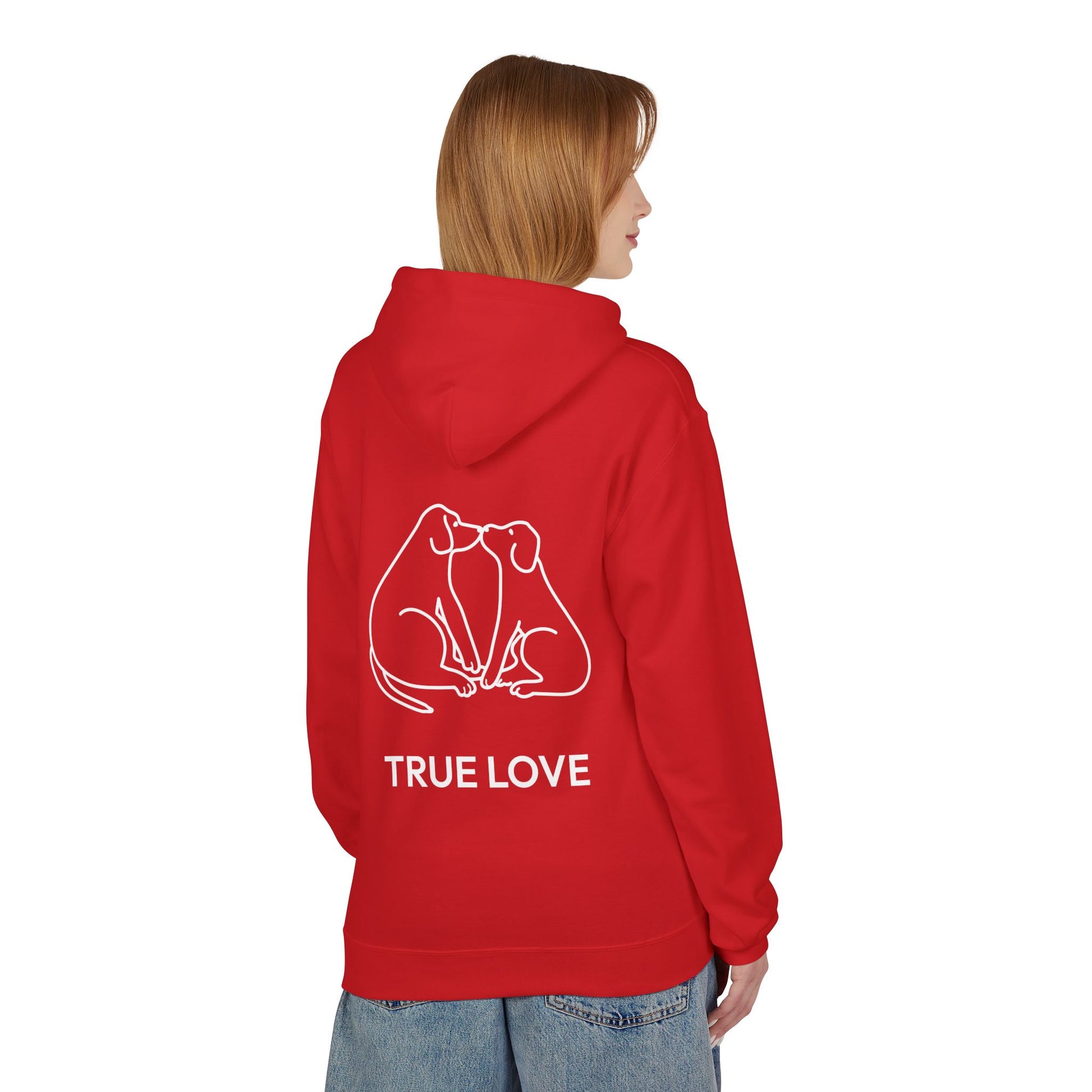True Love — Softstyle Fleece Hoodie (Back Print)