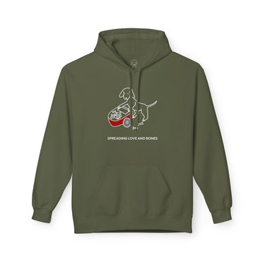 Spreading Love And Bones | Softstyle Fleece Hoodie | Color Collection