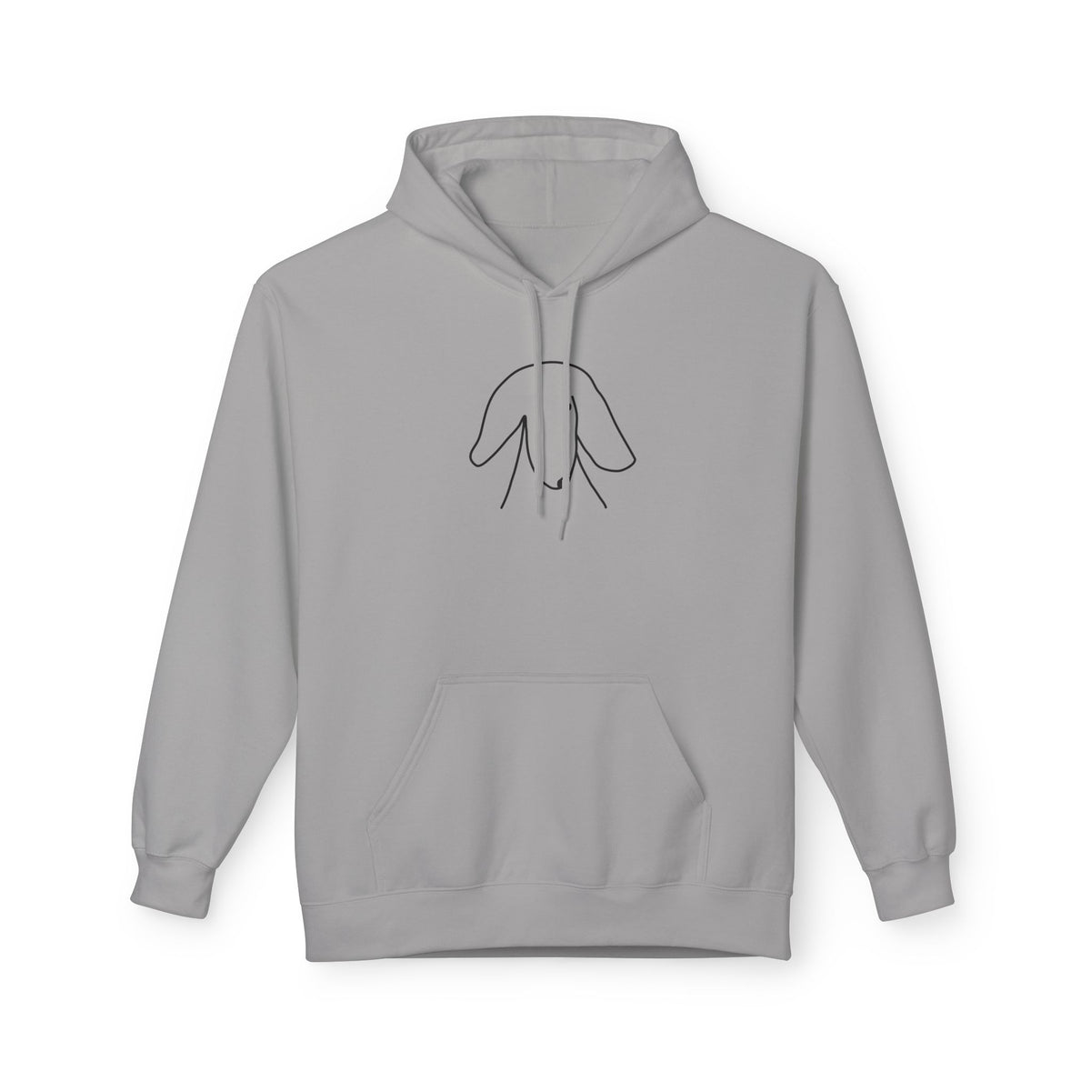 "Sideways Glance" | Soft Fleece Hoodie | Face Time Collection