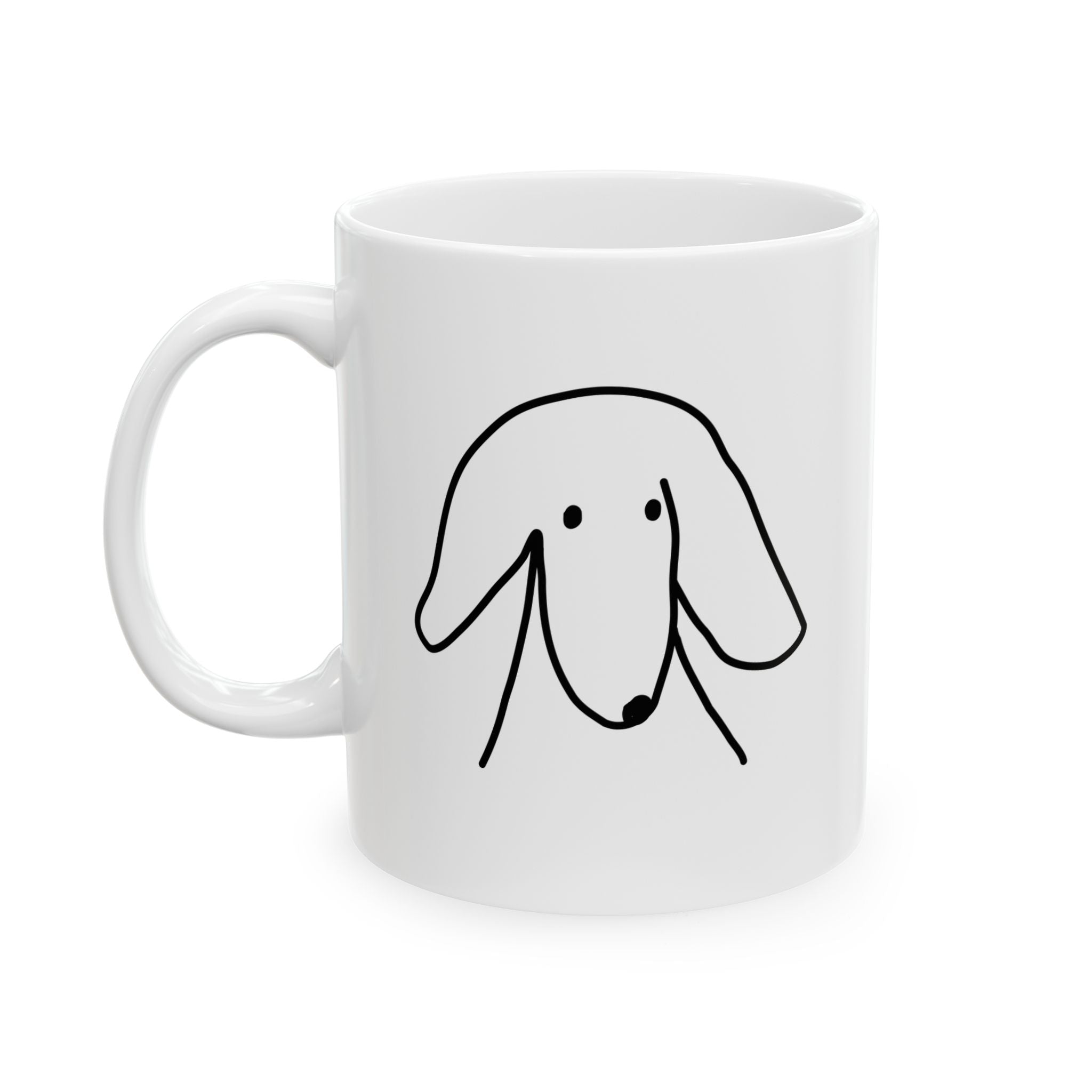 "Choosing a dog..." - Ceramic Mug 11oz