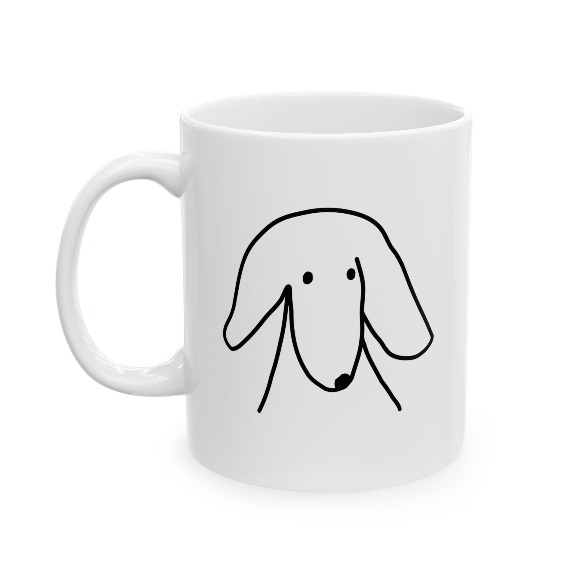 "Choosing a dog..." - Ceramic Mug 11oz