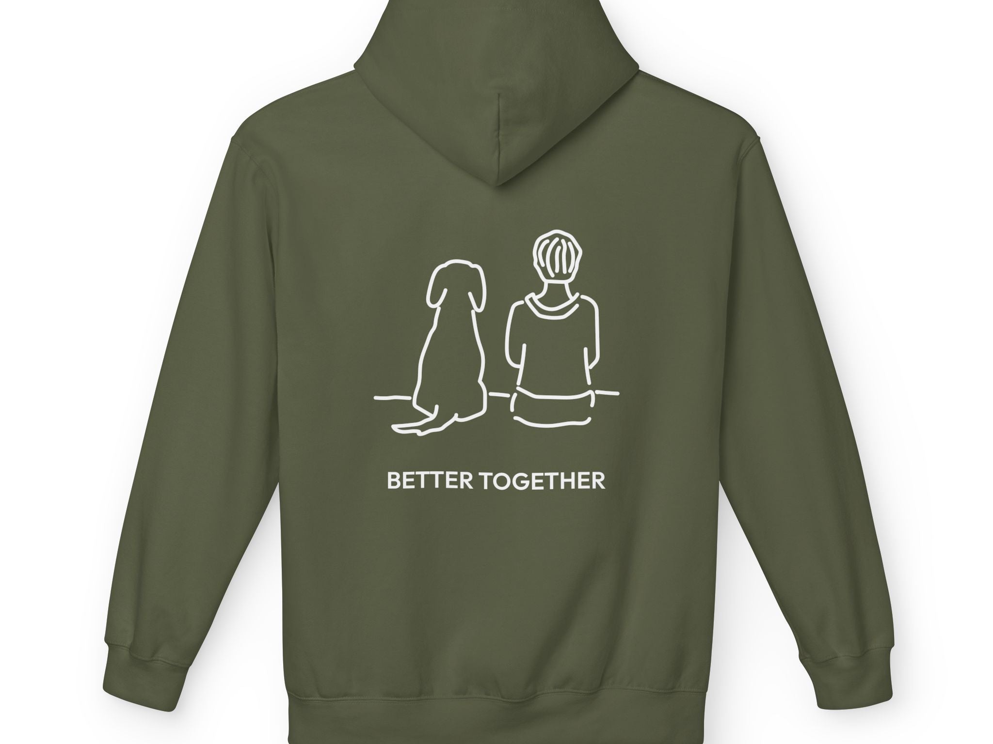 Better Together (Back Print)| Soft Fleece Hoodie