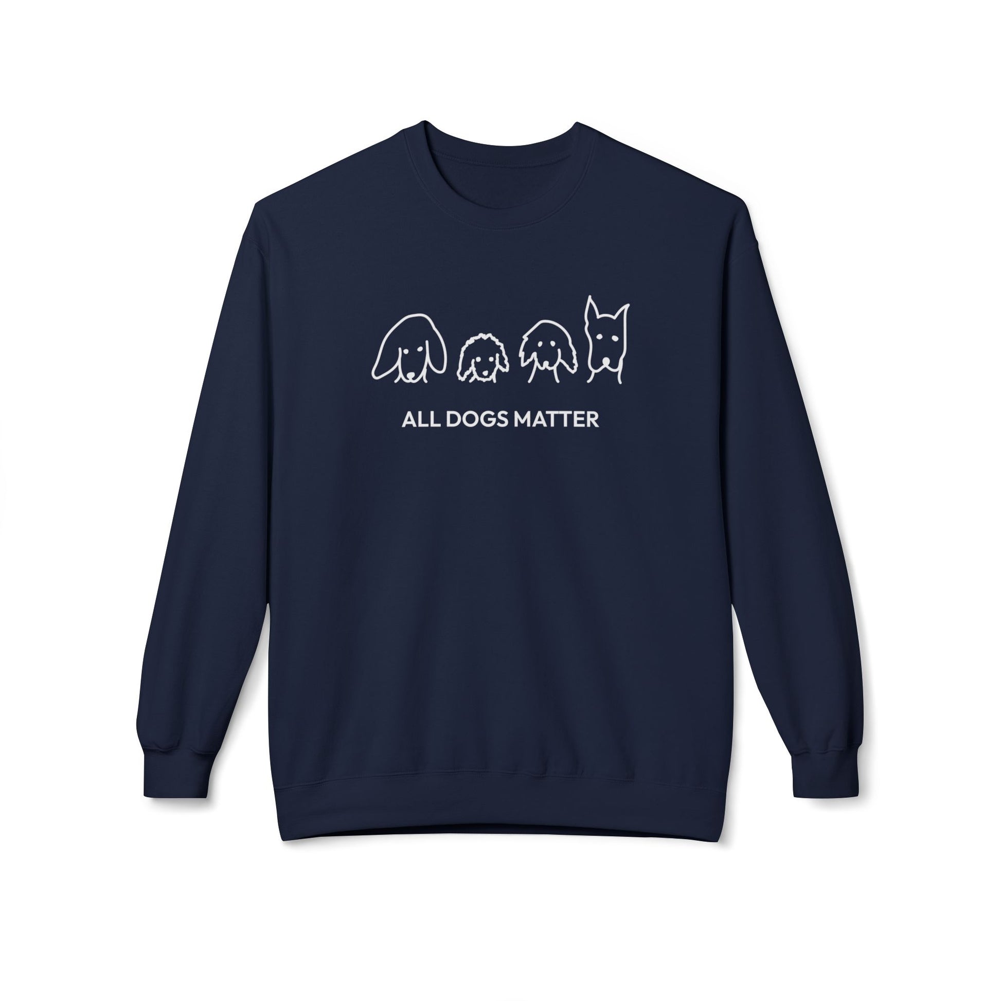 All Dogs Matter | Softstyle Fleece Sweatshirt | Rescue Collection