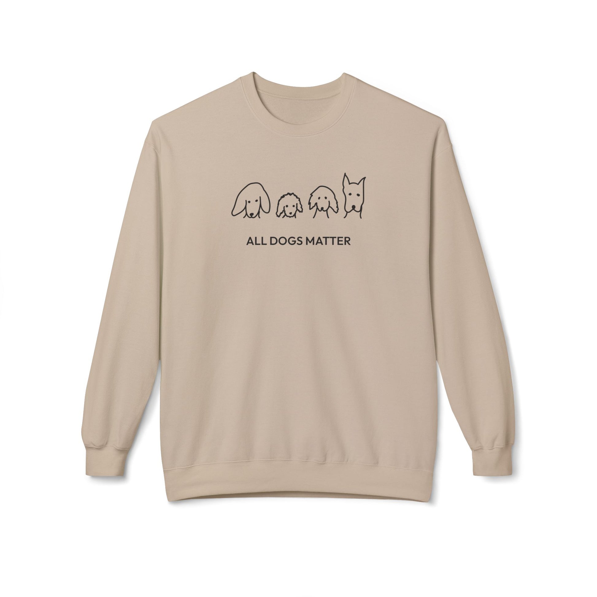 All Dogs Matter | Softstyle Fleece Sweatshirt | Rescue Collection