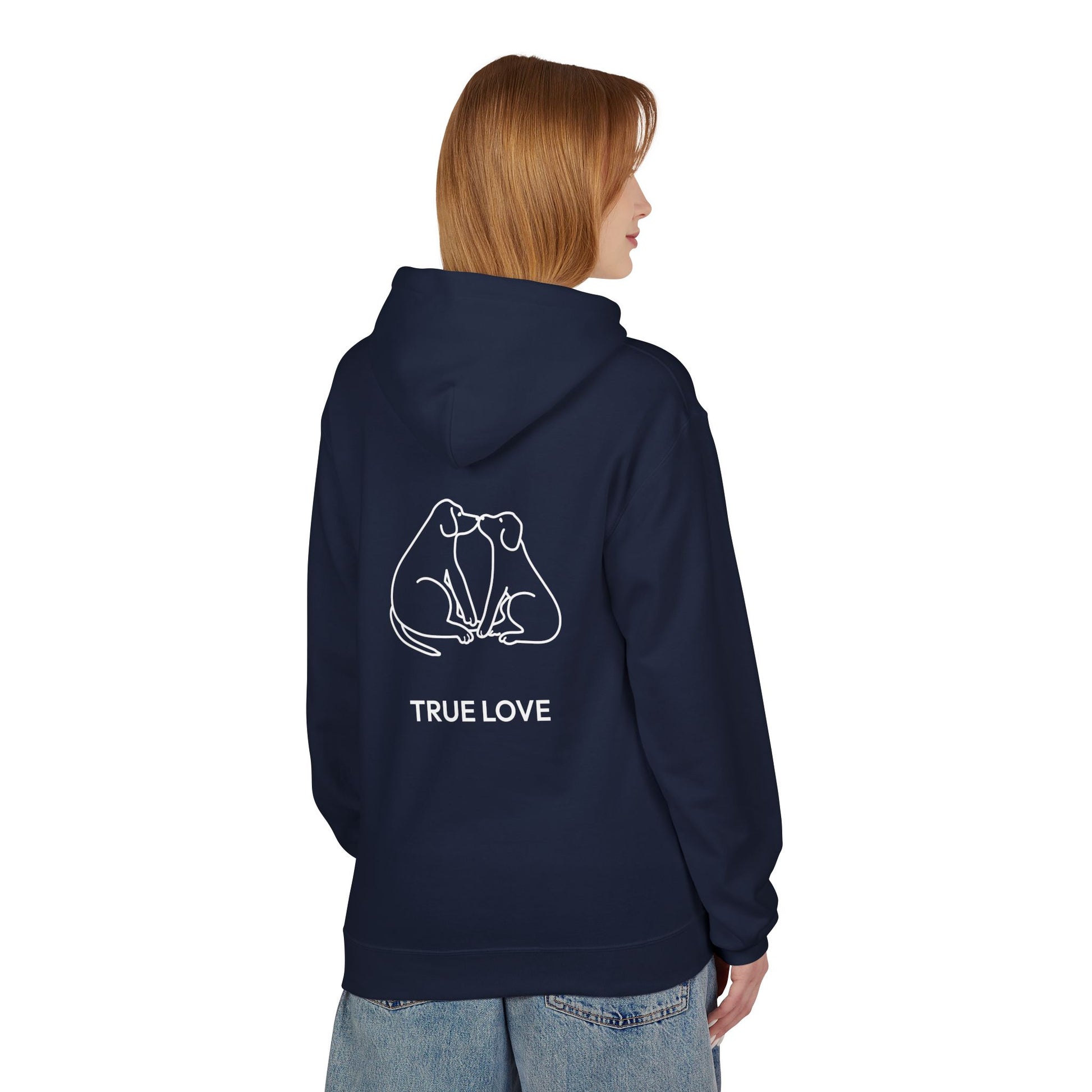 True Love — Softstyle Fleece Hoodie (Back Print)