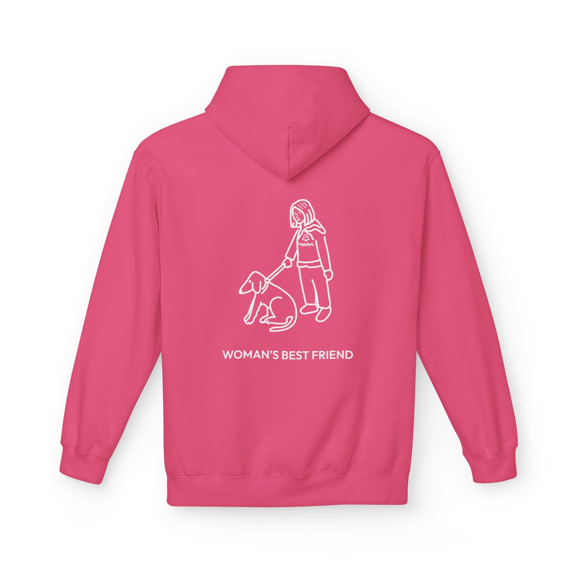 Woman's Best Friend (Back Print) | Softstyle Fleece Hoodie