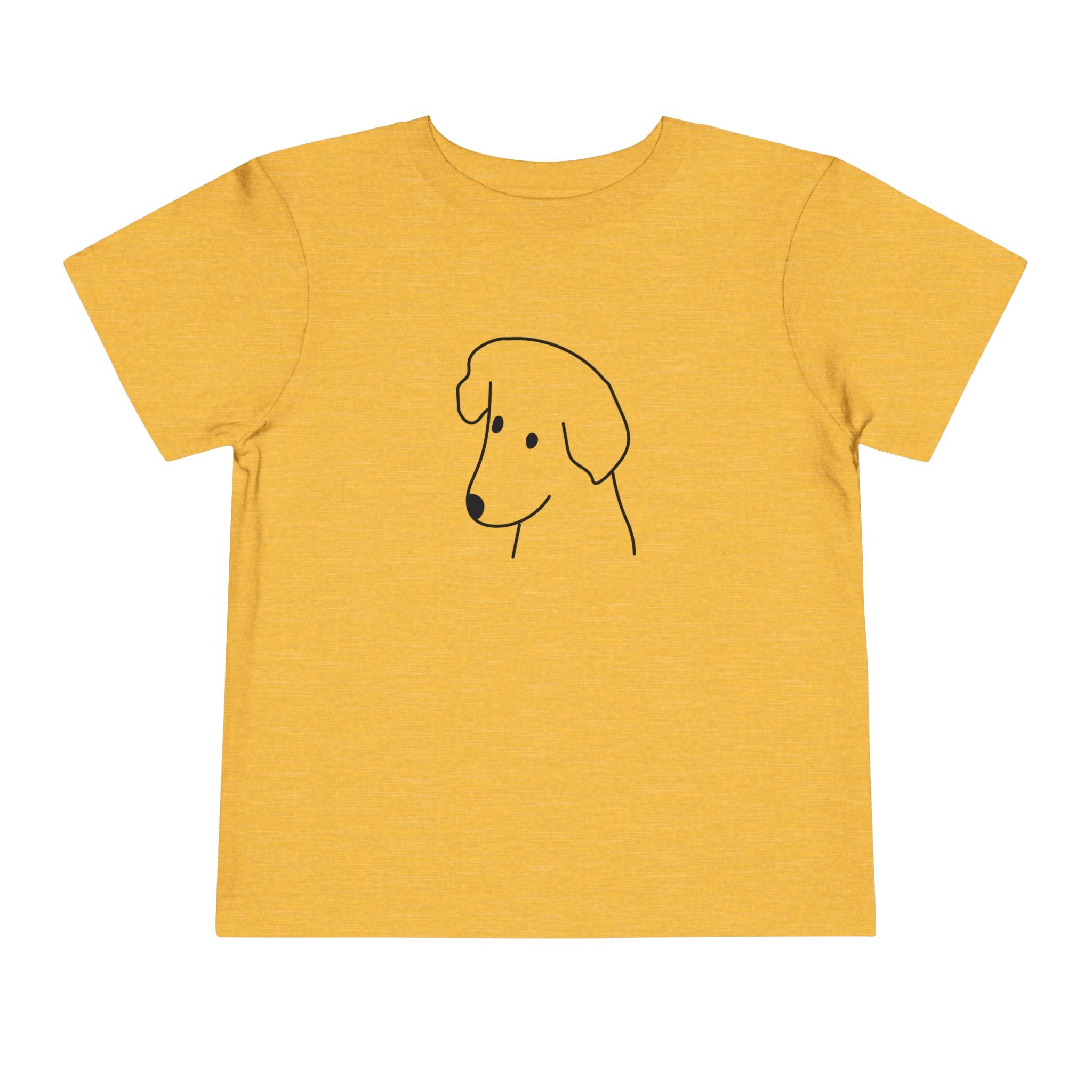 "Happy Dog" | Toddler Short Sleeve Tee | Face Time Collection