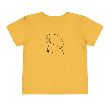 "Happy Dog" | Toddler Short Sleeve Tee | Face Time Collection
