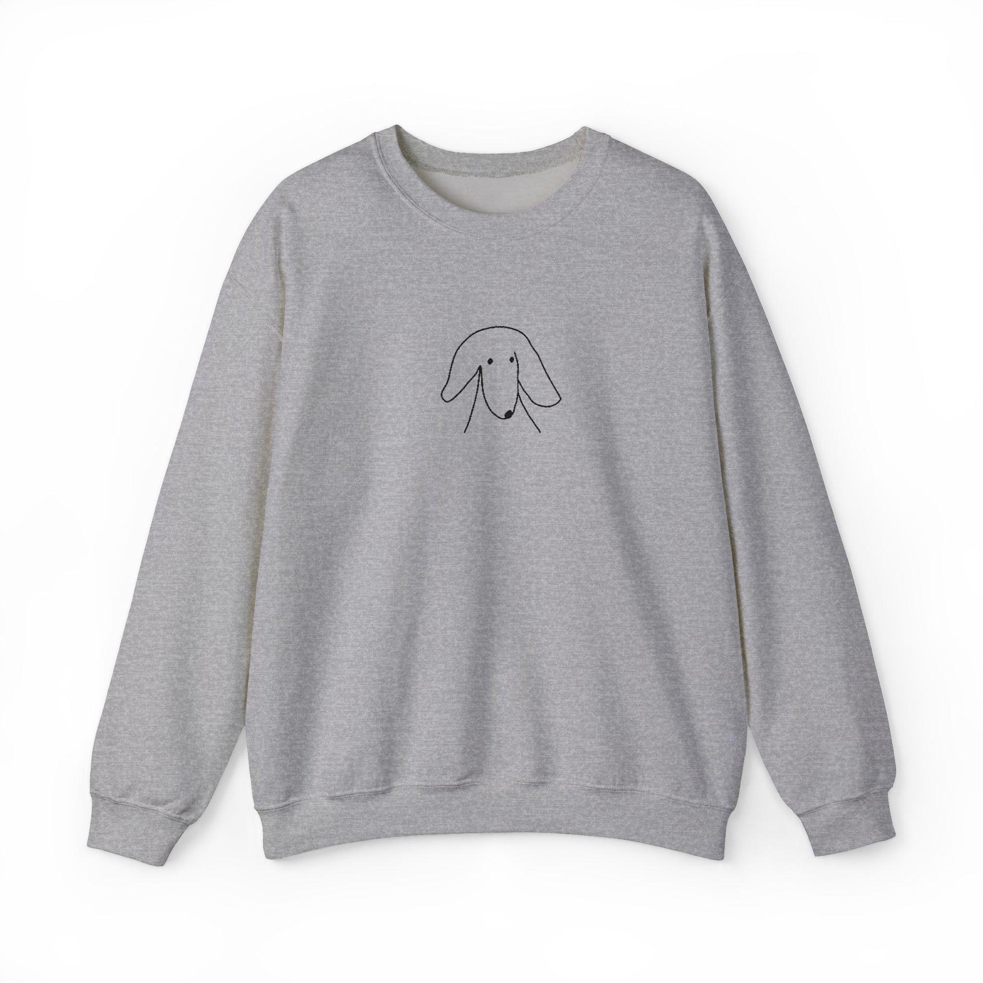 Sideways Glance | Embroidered Sweatshirt | Face Time Collection