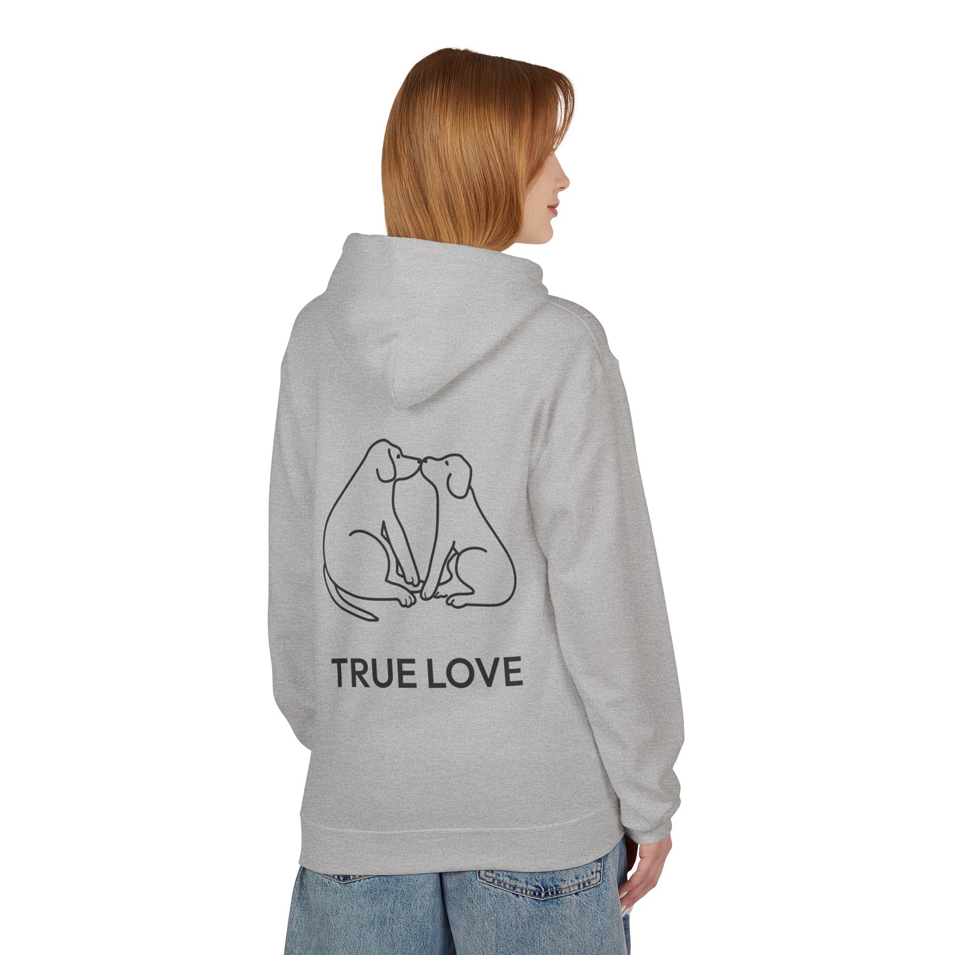 True Love — Softstyle Fleece Hoodie (Back Print)