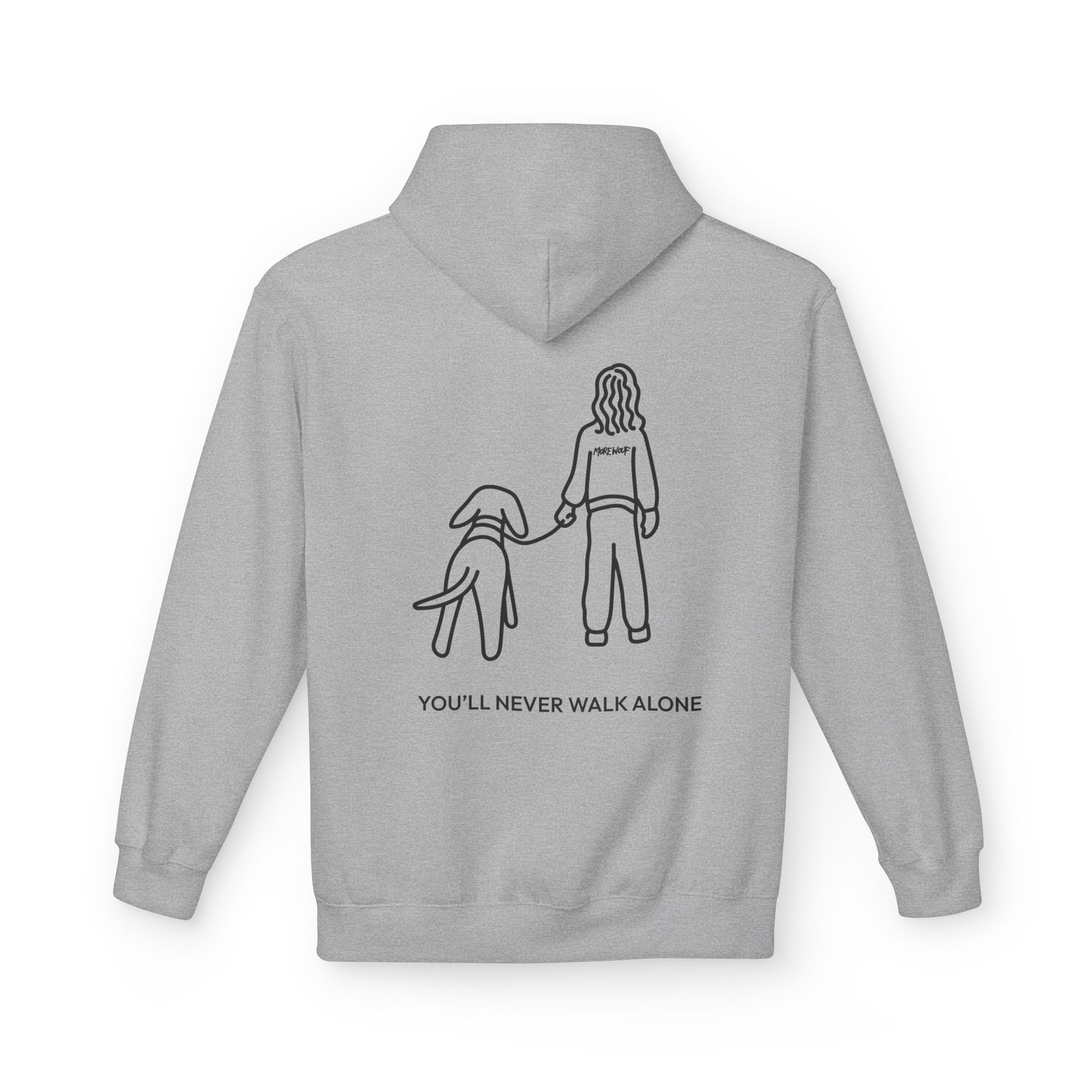 You'll Never Walk Alone (Back Print) | Softstyle Fleece Hoodie
