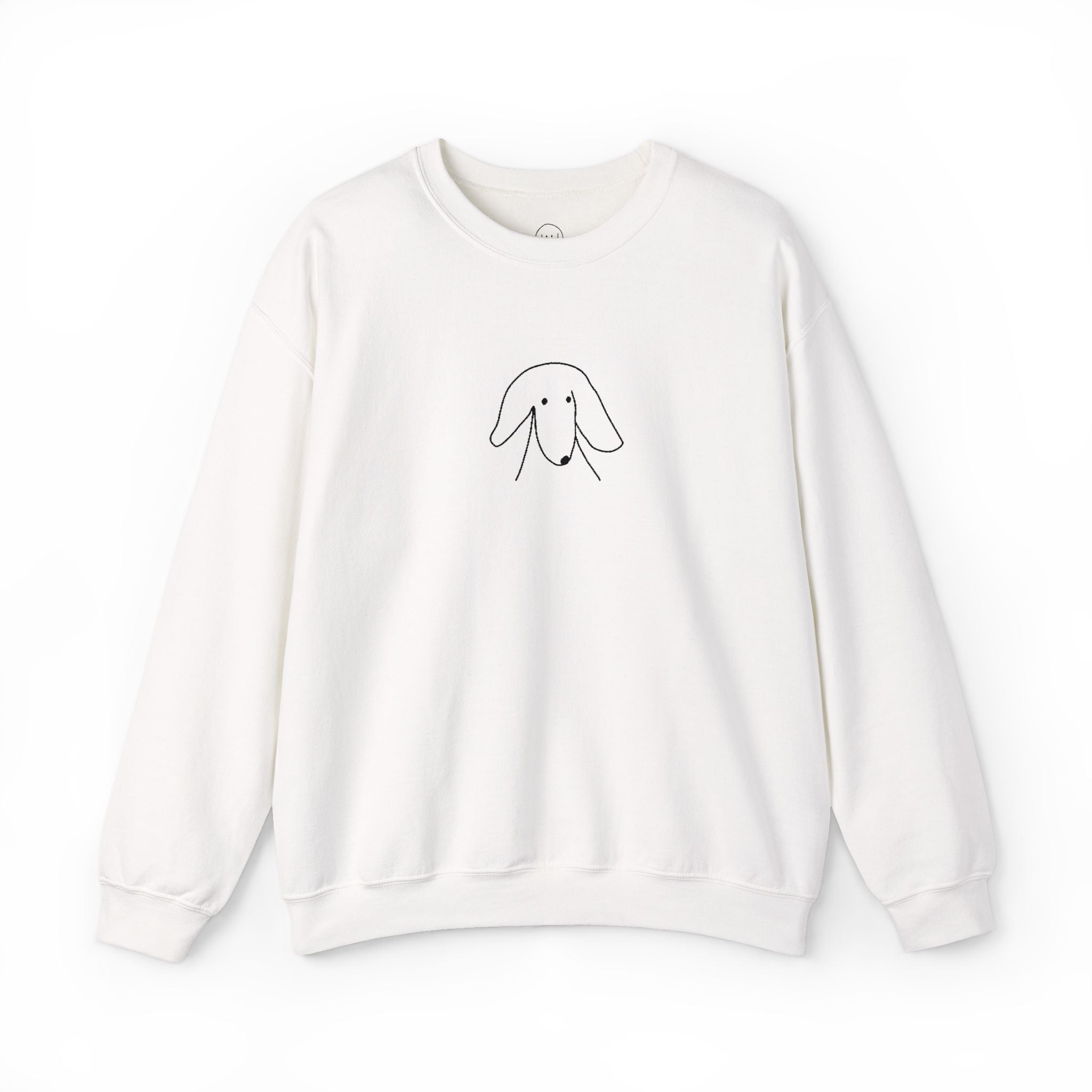 Sideways Glance | Embroidered Sweatshirt | Face Time Collection
