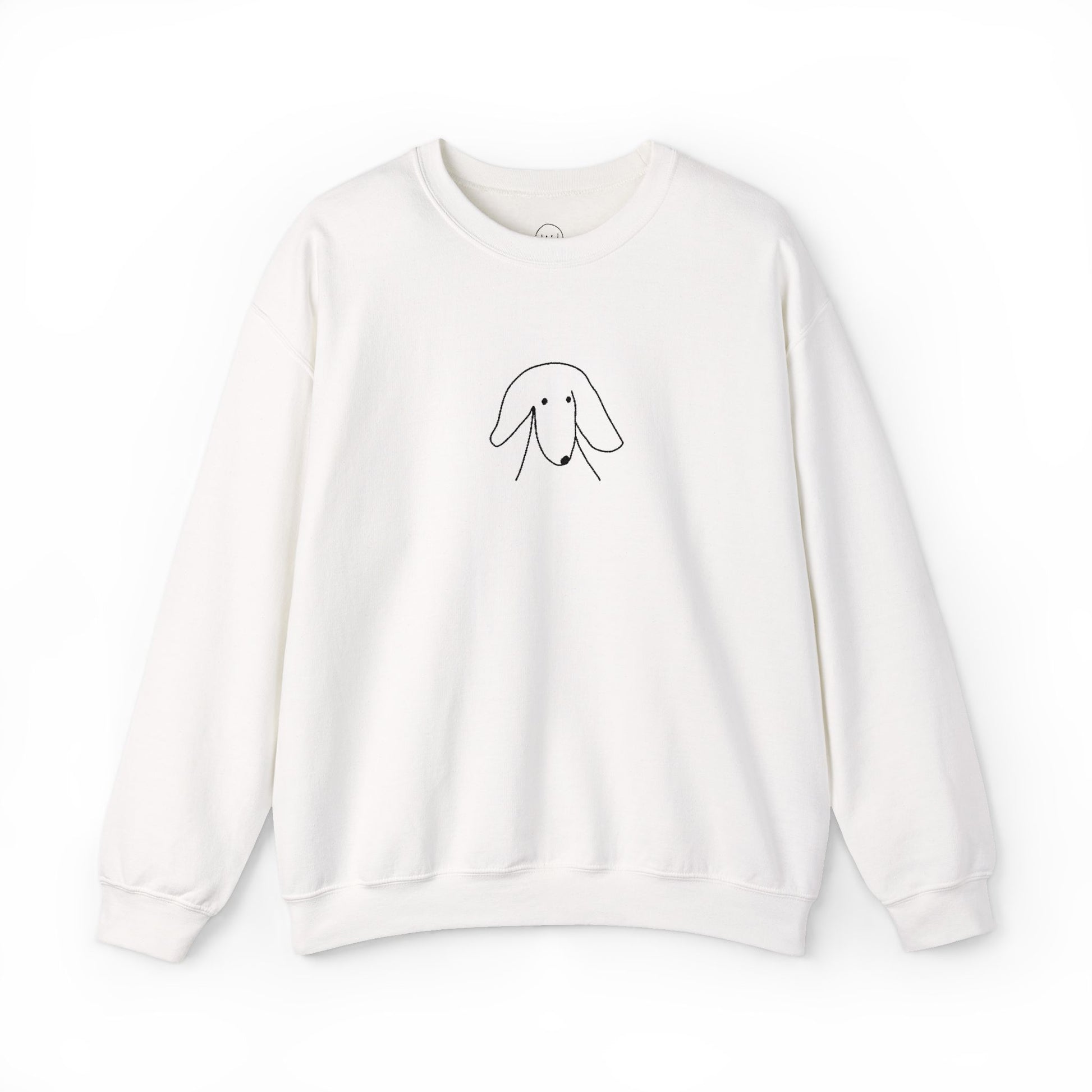 Sideways Glance | Embroidered Sweatshirt | Face Time Collection