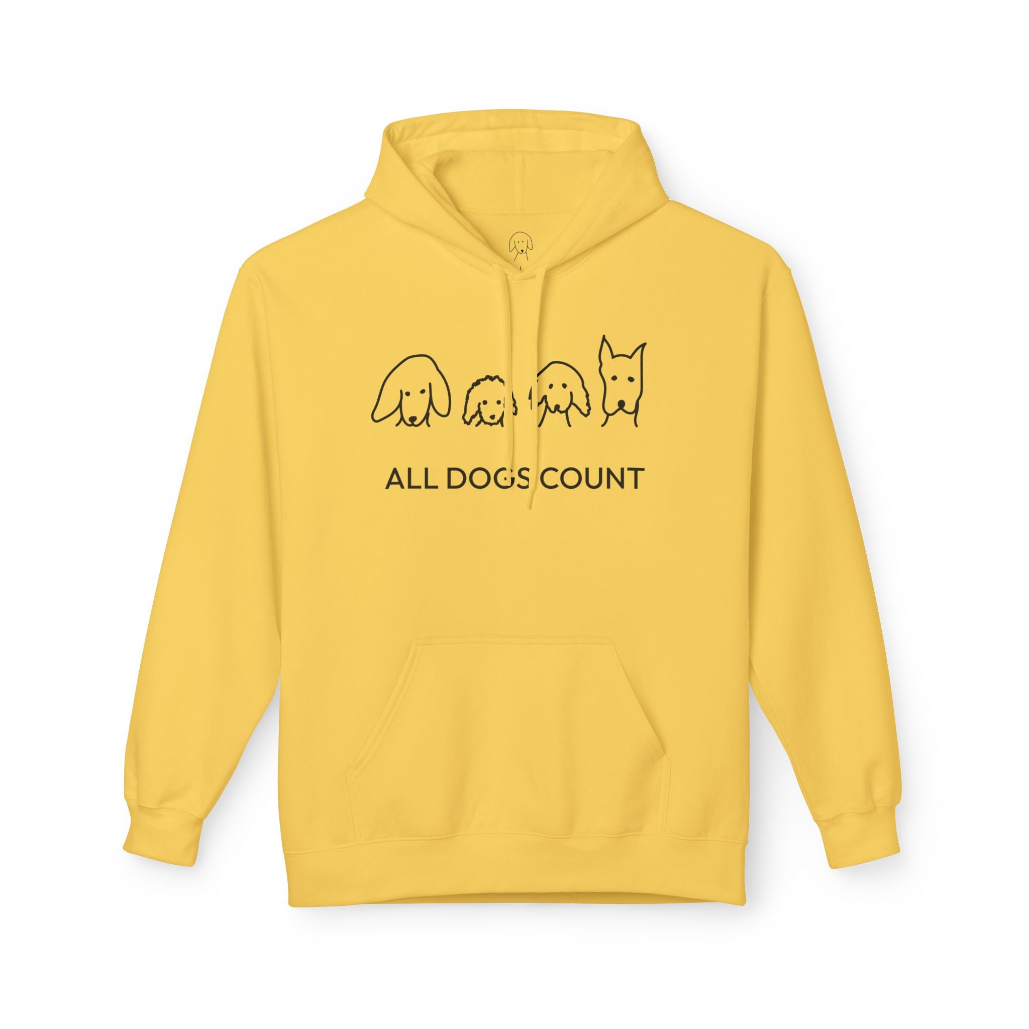 All Dogs Count | Soft Fleece Hoodie | Rescue Collection