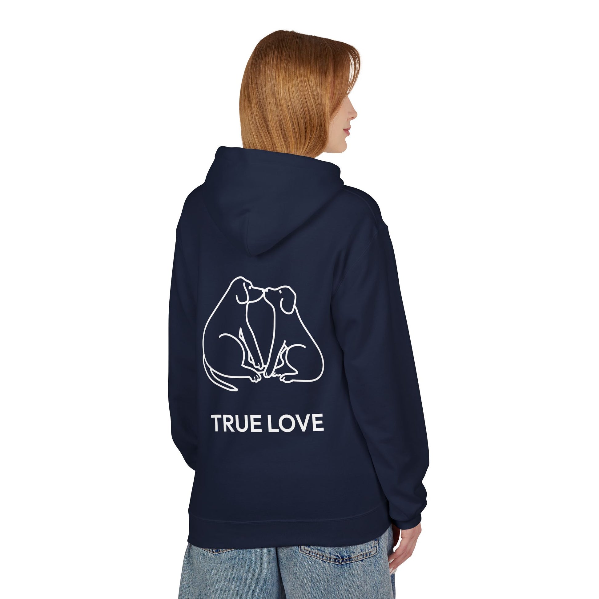 True Love — Softstyle Fleece Hoodie (Back Print)