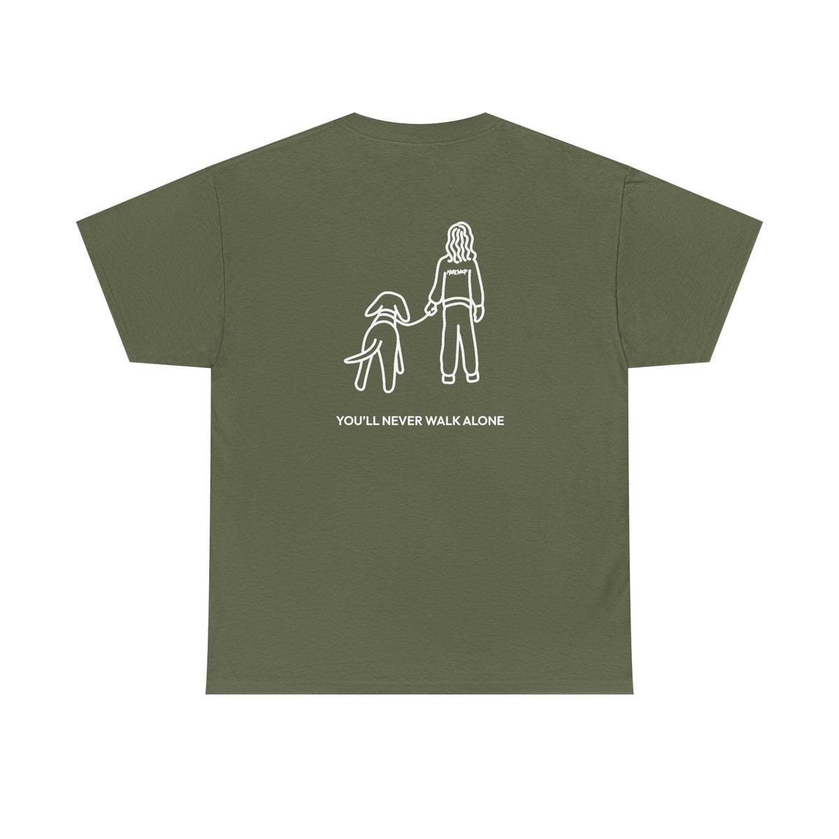 You'll Never Walk Alone (Back Print) | Soft Cotton Tee