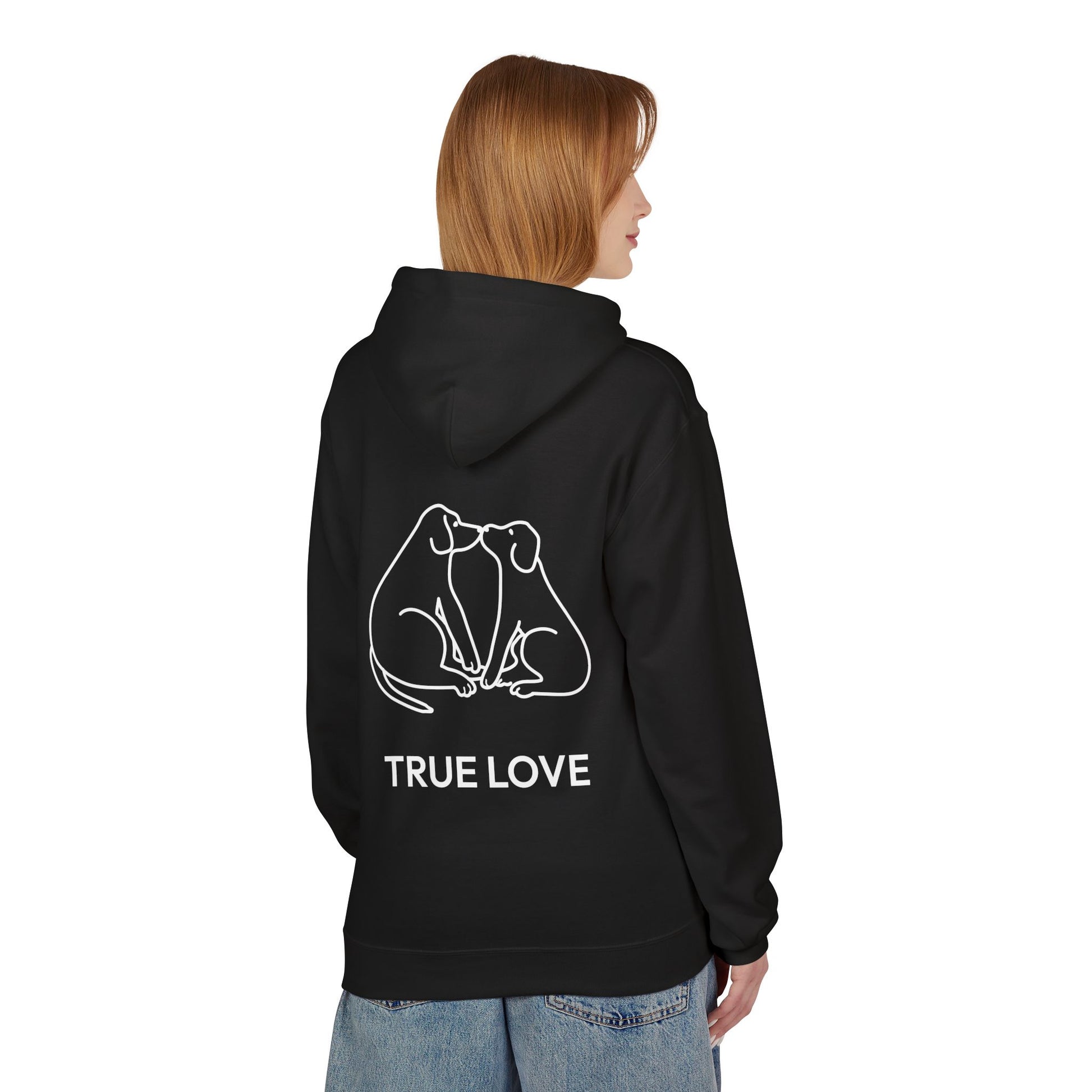 True Love — Softstyle Fleece Hoodie (Back Print)