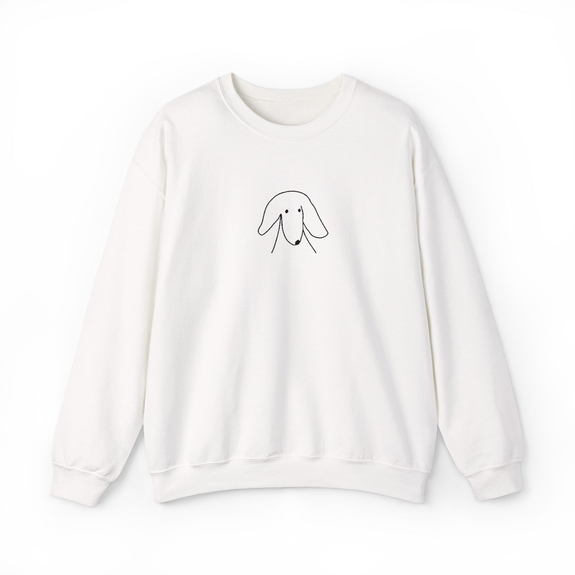 Sideways Glance | Embroidered Sweatshirt | Face Time Collection