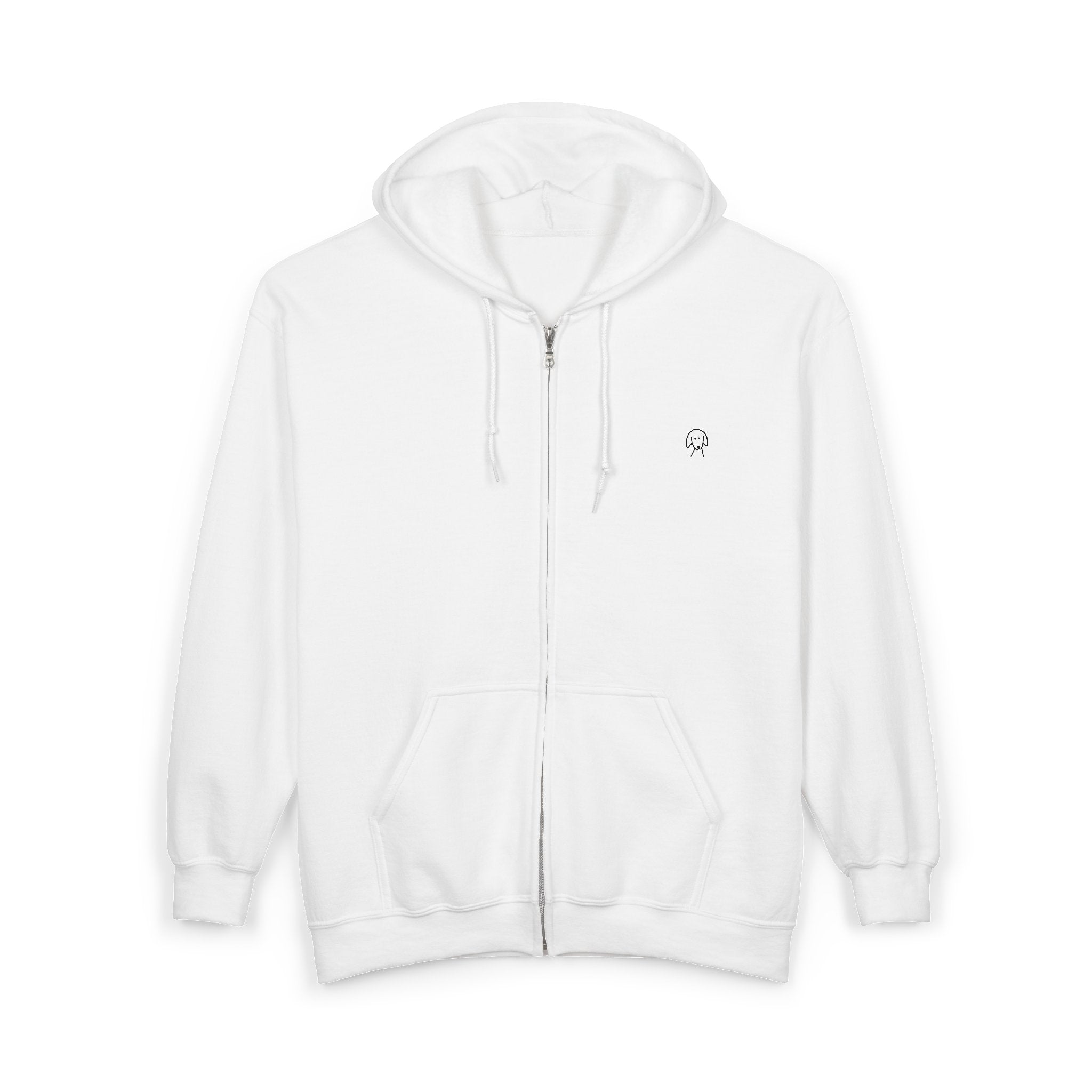 Better Together (Back Print) | MoreWoof Full Zip Hoodie