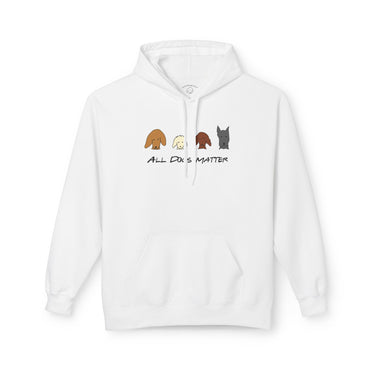All Dogs Matter | Softstyle Fleece Hoodie | Rescue Collection | Color Collection