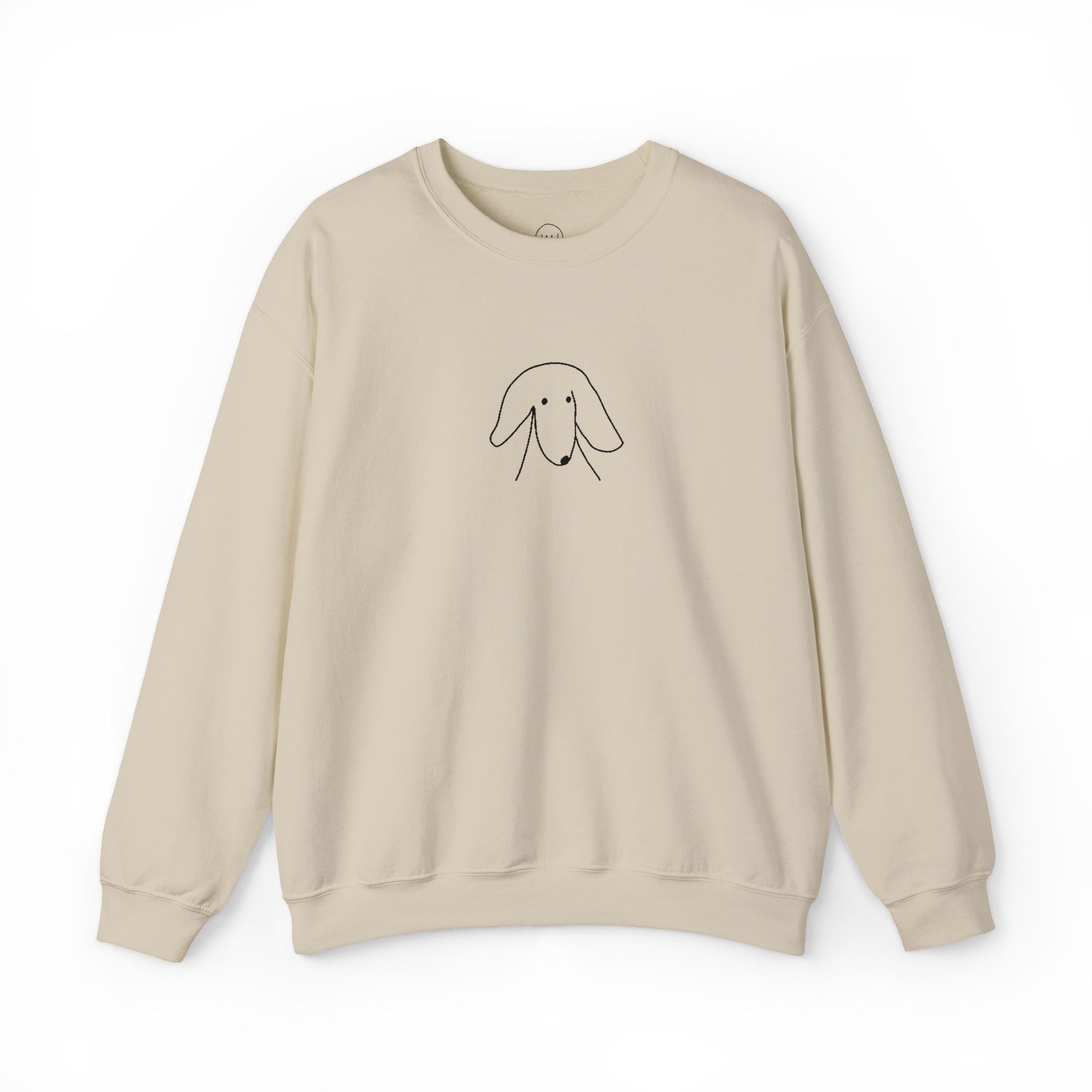Sideways Glance | Embroidered Sweatshirt | Face Time Collection