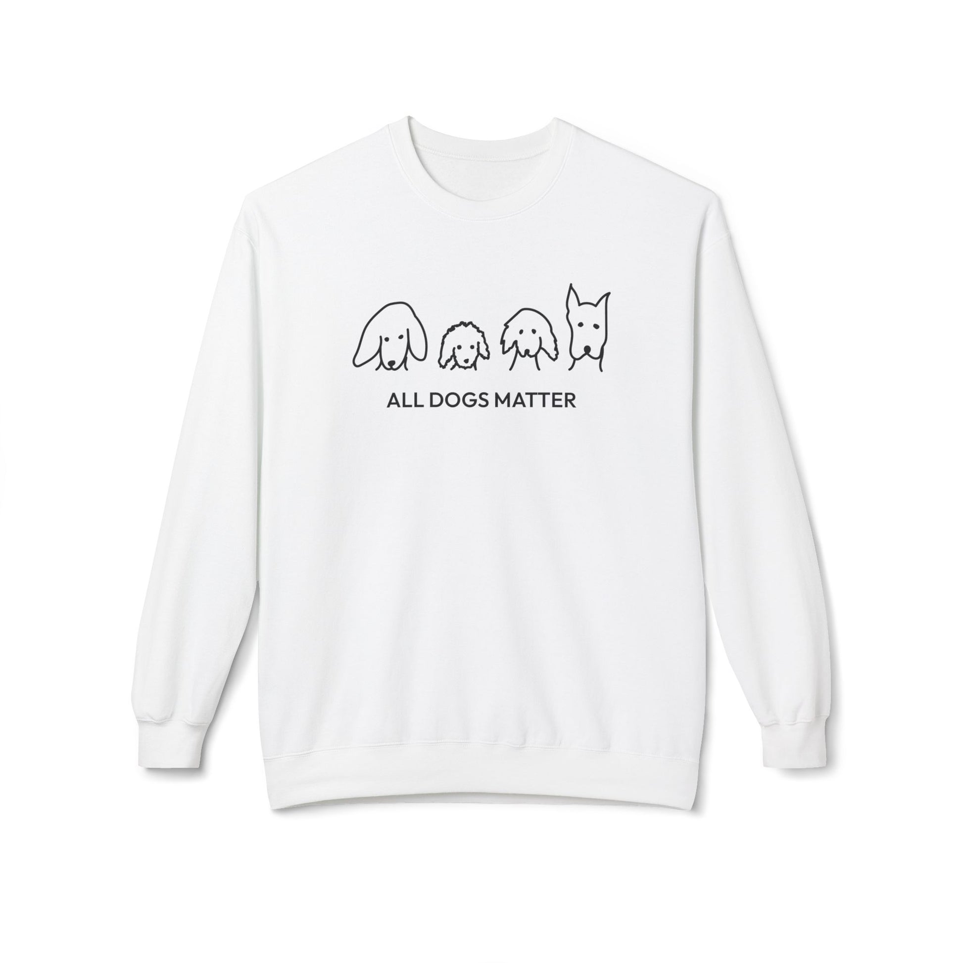 All Dogs Matter | Softstyle Fleece Sweatshirt | Rescue Collection