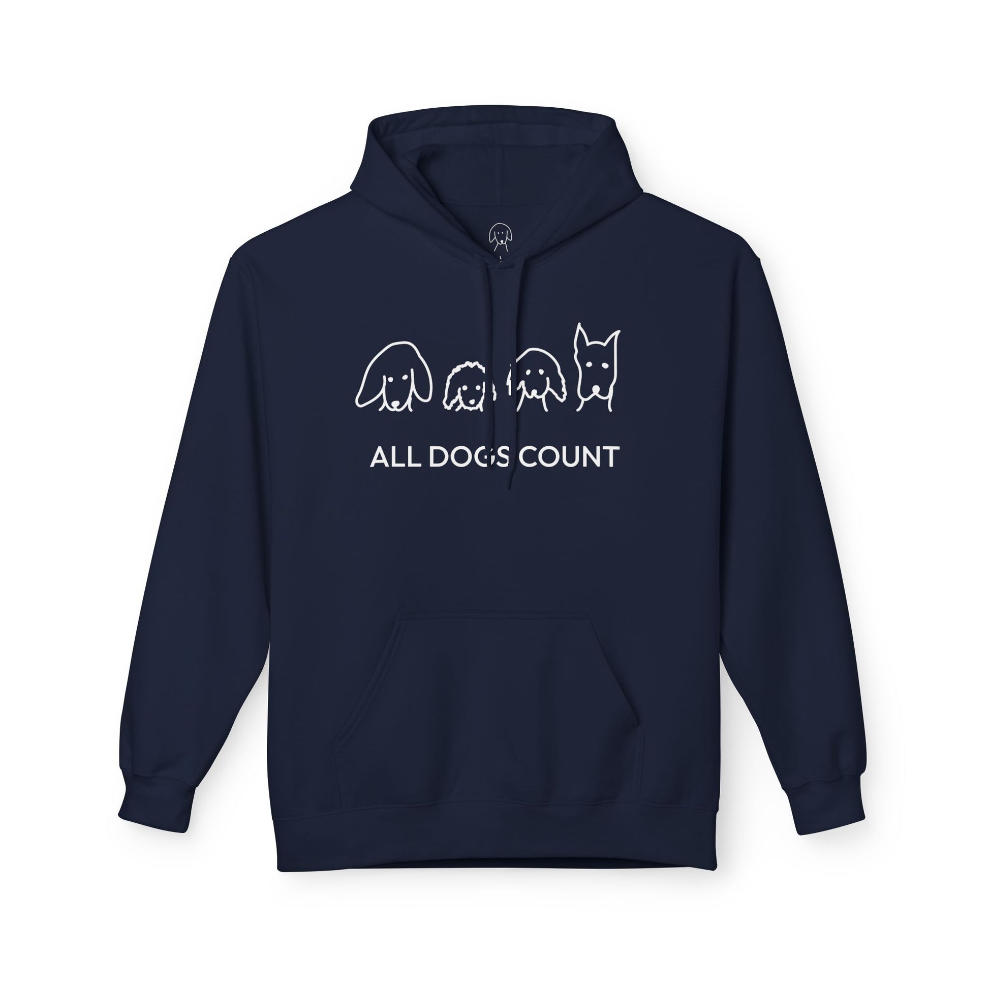 All Dogs Count | Soft Fleece Hoodie | Rescue Collection