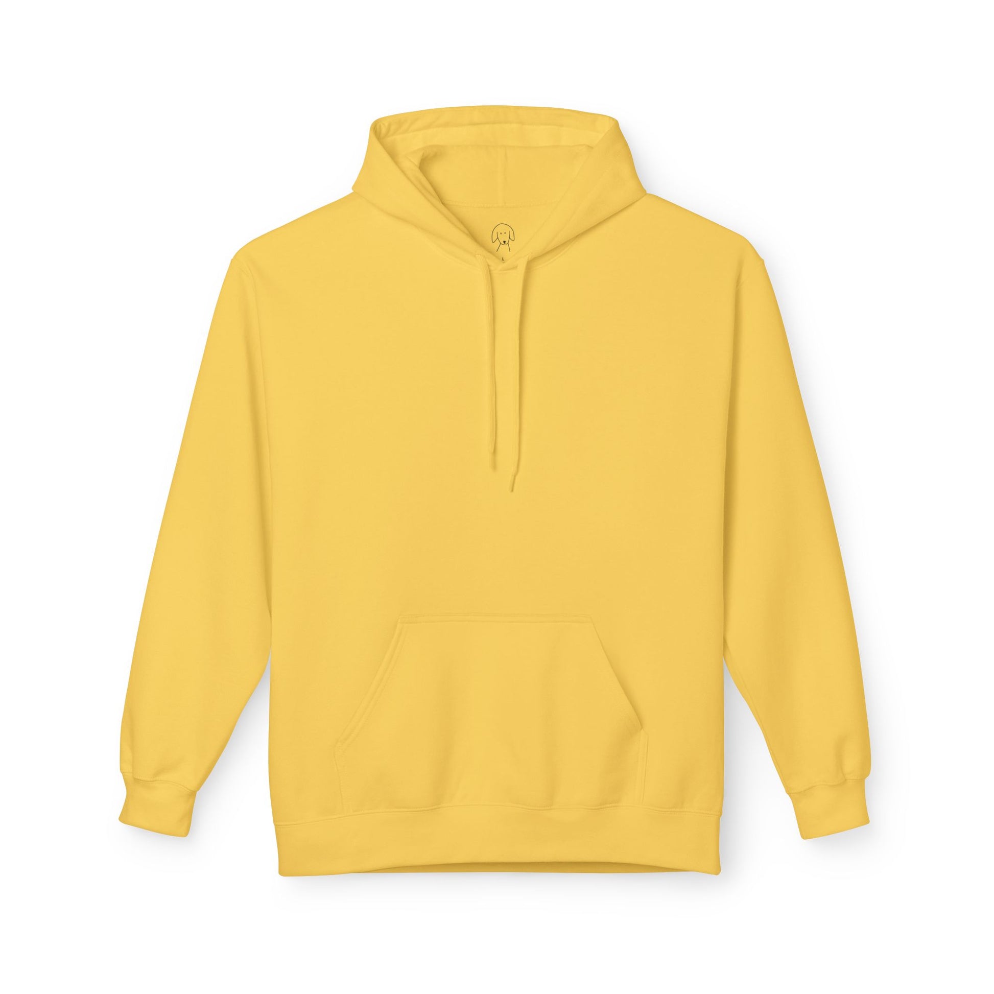 Life is Better with a Dog -- Beach (Back Print) | Softstyle Fleece Hoodie | Color Collection | Life Is Better with A Dog Collection