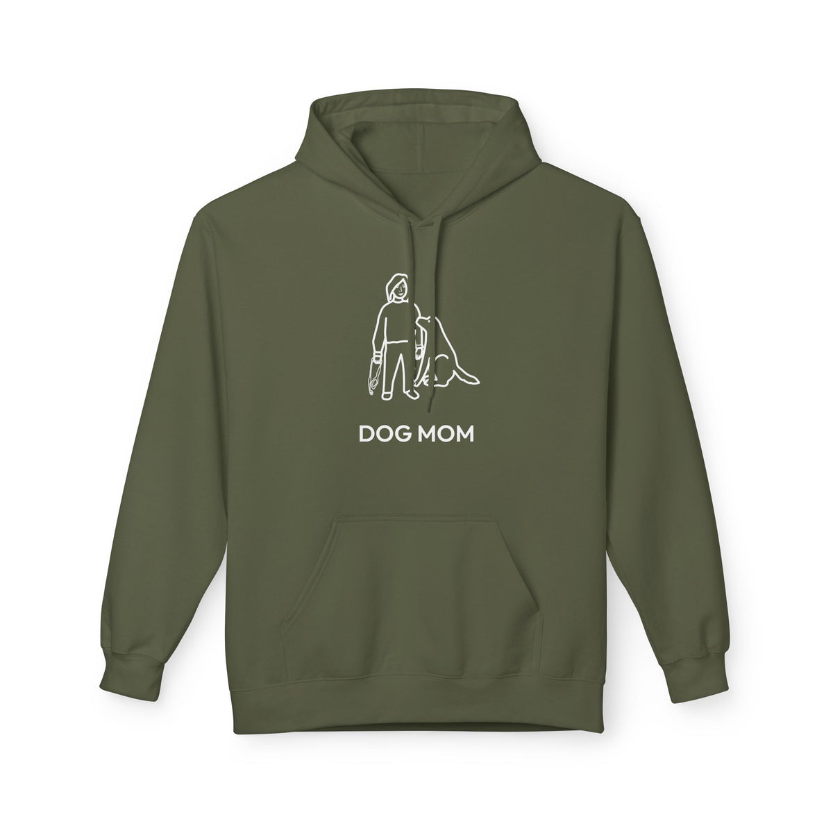 Dog Mom | Soft Fleece Hoodie