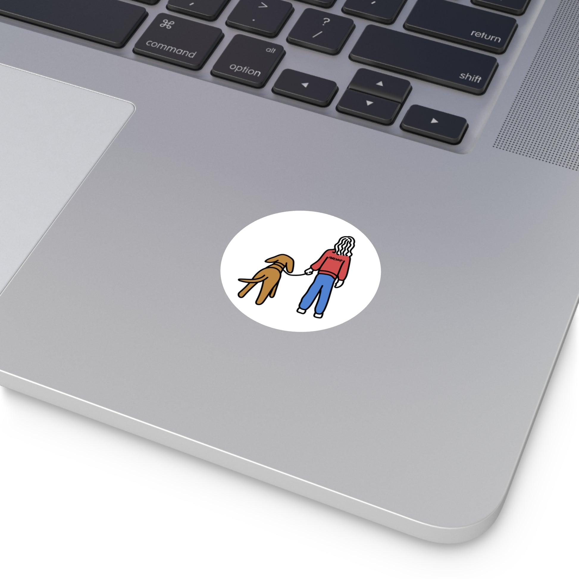 Round Vinyl Sticker | "You'll Never Walk Alone (Color)"