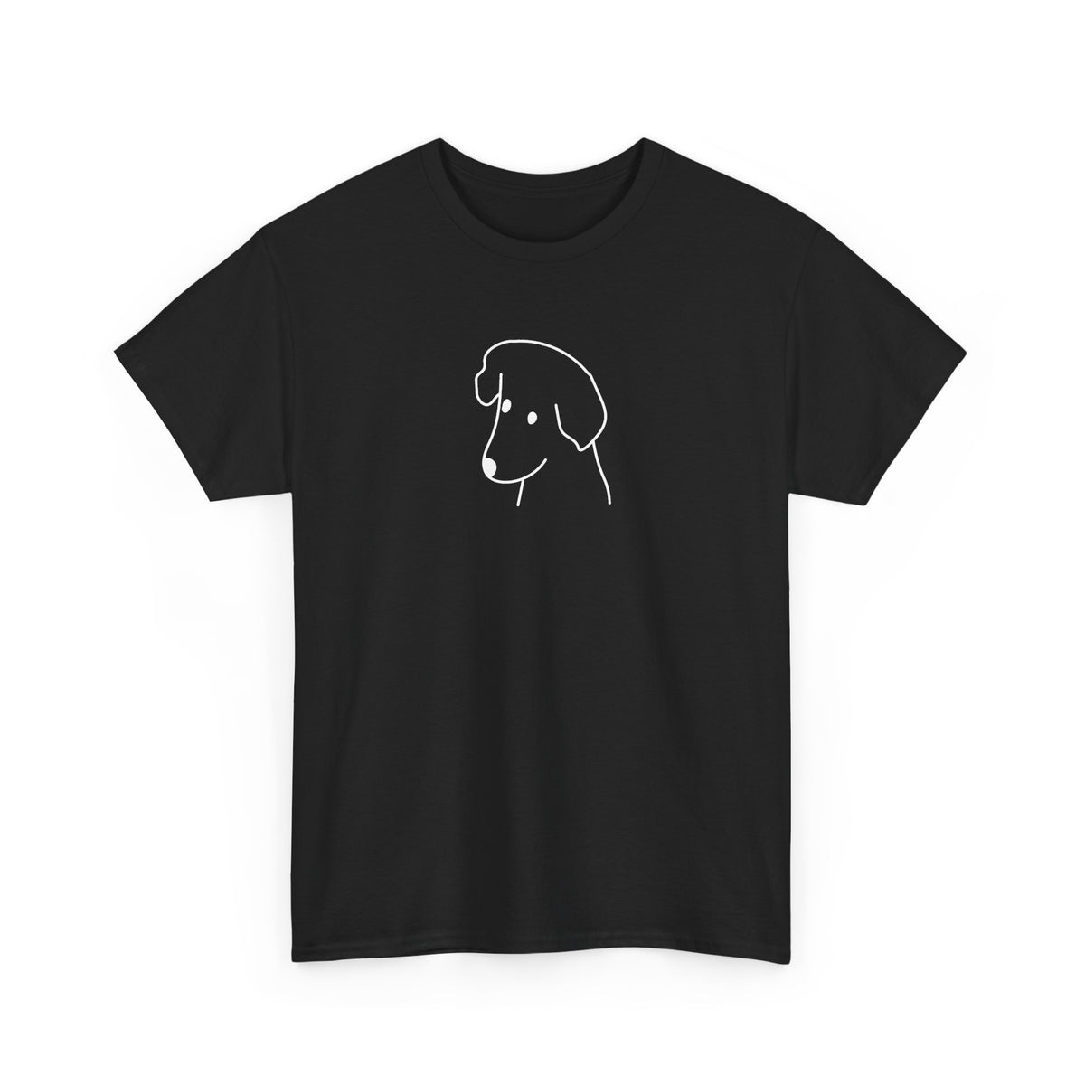 "Happy Dog" | Soft Cotton Tee | Face Time Collection