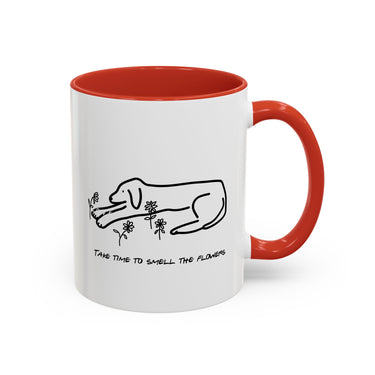 Take Time To Smell The Flowers | Coffee Mug (11 oz) | Spring Collection