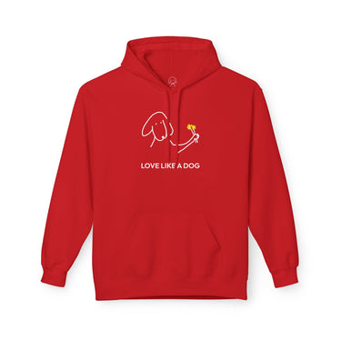 Love Like A Dog | Softstyle Fleece Hoodie | Color Collection